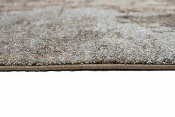 Teppich Abstrakter Teppich modernes Design Wohnzimmer Flur braun beige - pflegeleicht, Carpetia, rechteckig, Höhe: 13 mm