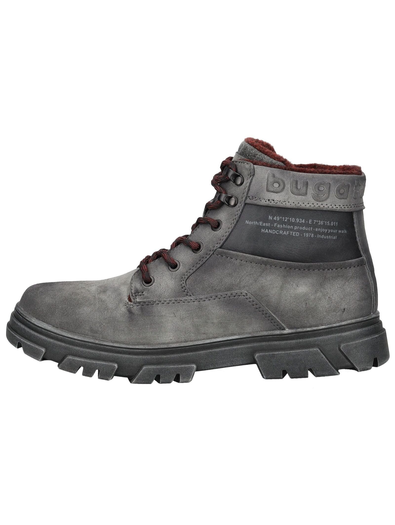 bugatti bugatti Stiefelette Lederimitat Schnürstiefelette