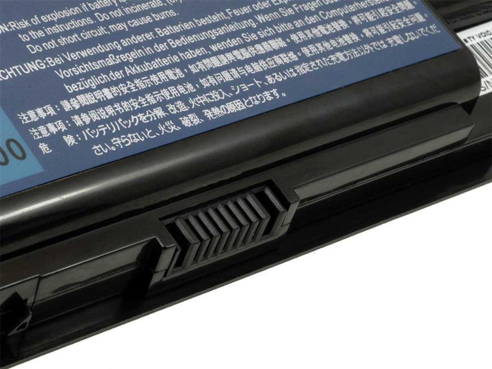 7720 V) Laptop-Akku für Aspire Serie (14.8 5200 Powery mAh Akku Acer