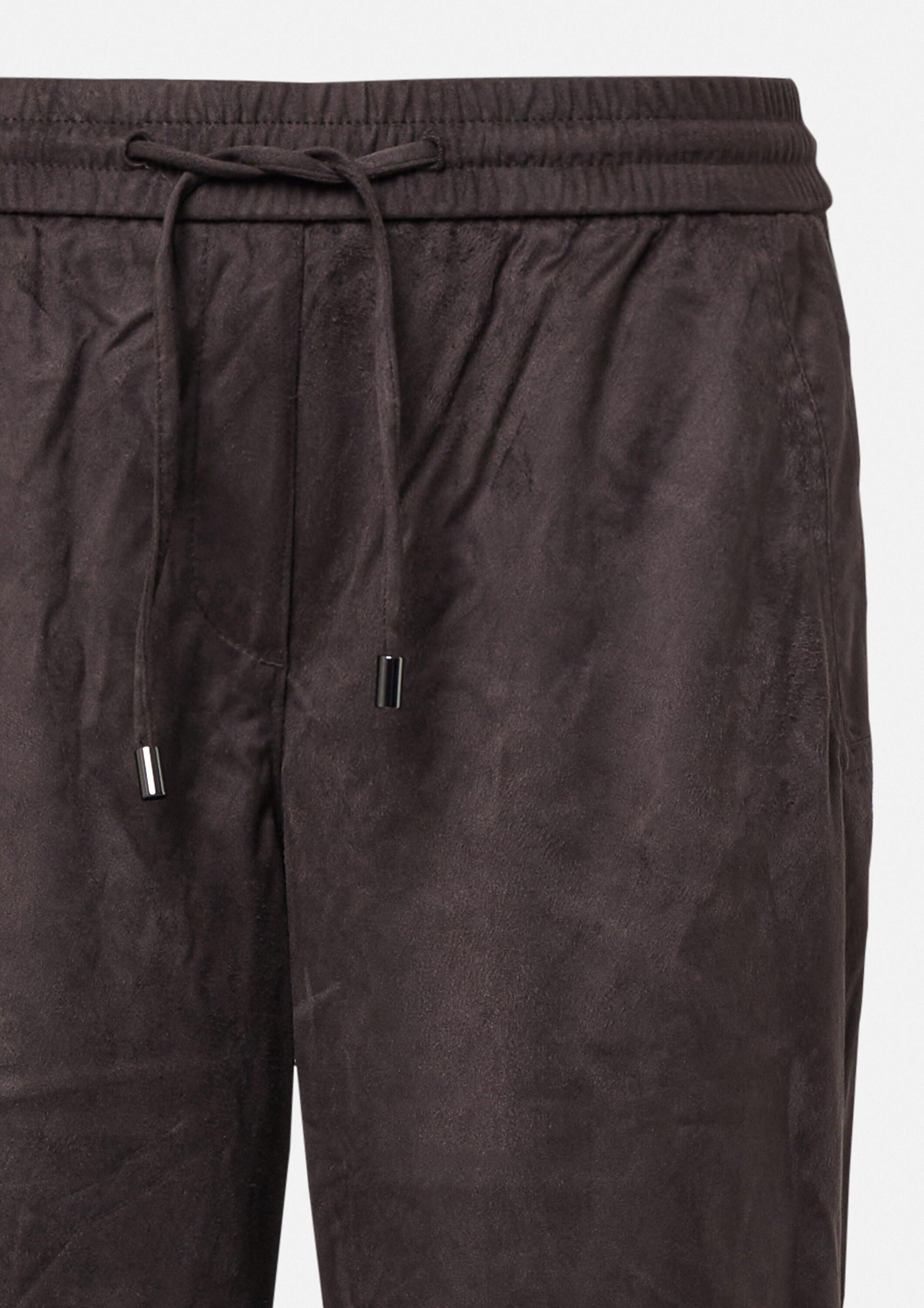 comma Jogginghose Hose Jogpants in Veloursoptik