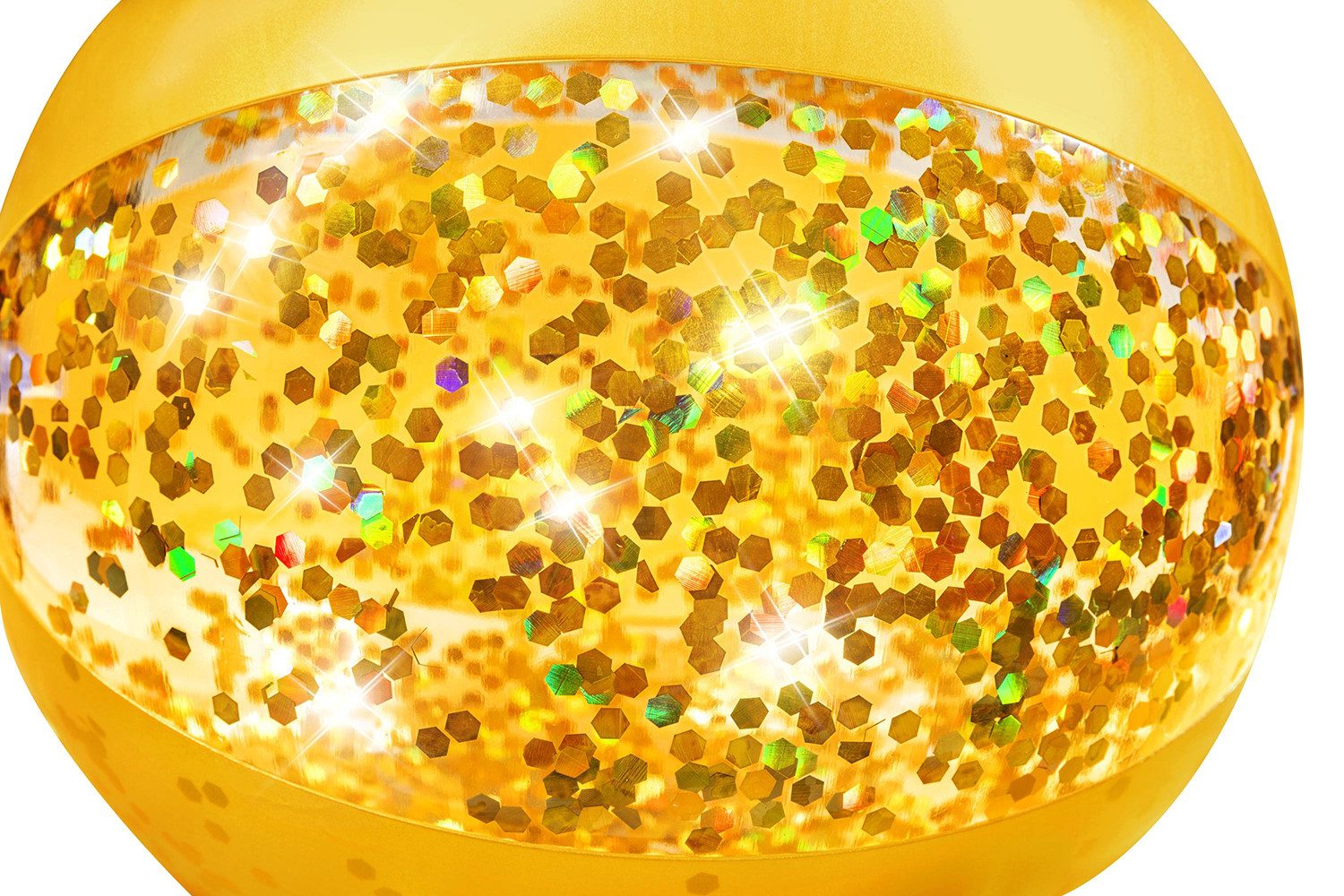 Bestway Wasserball Glitter Fusion (Packung, 1-St., Ø 28 cm), Mit Glitzer-Konfetti gefüllt