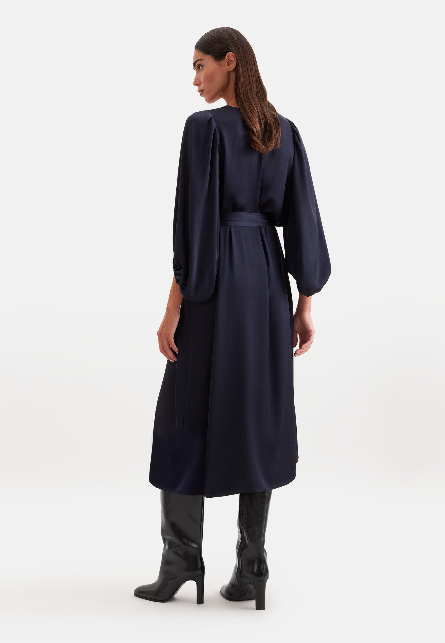 seidensticker Sommerkleid 3/4 V-Neck Uni