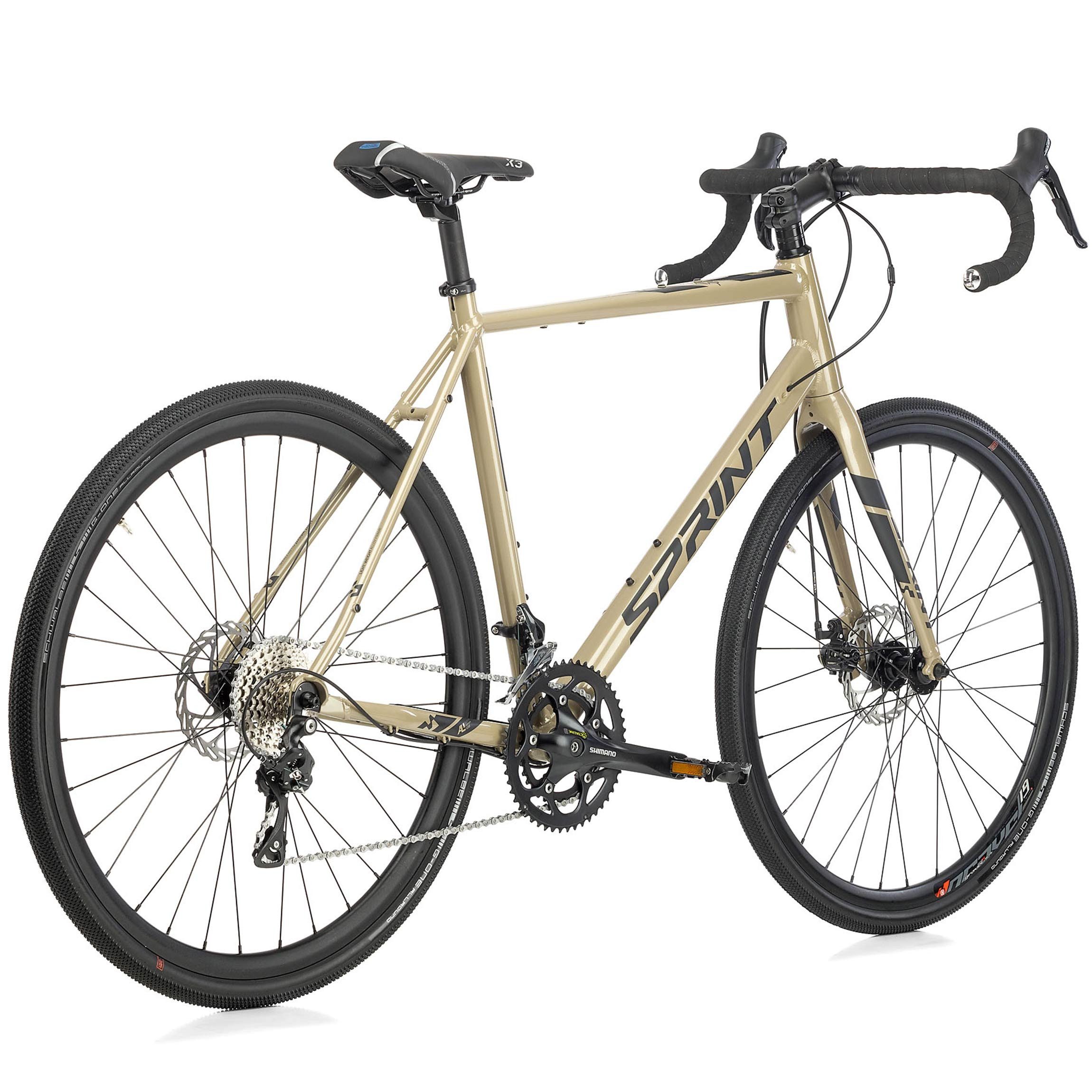 Airtracks Gravelbike 28 Herren Gravel Bike WHISPER ELITE MD Fahrrad 2x9 Shimano SORA R3000, 18 Gang, Kettenschaltung, High End Gravel Fahrrad - Rahmenhöhen 52 cm 56 cm - Modell 2026