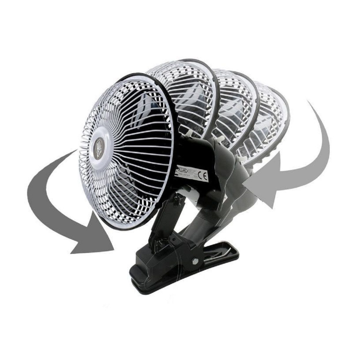 All Ride Tischventilator Auto Ventilator, 2 Geschwindigkeitsstufen