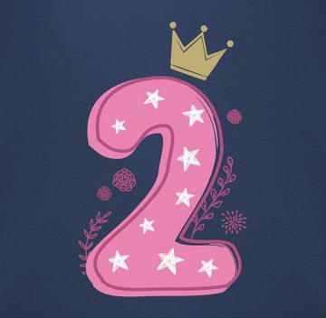 Shirtracer Sweatshirt Zweiter Birthday Mädchen 2. Geburtstag