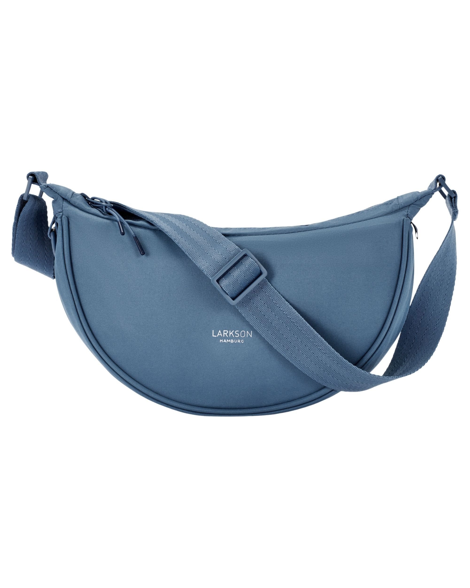 LARKSON Umhängetasche Solveig Small Halbmondtasche für Damen und Herren, Stylische Crossbody Bag in Halbmond Form