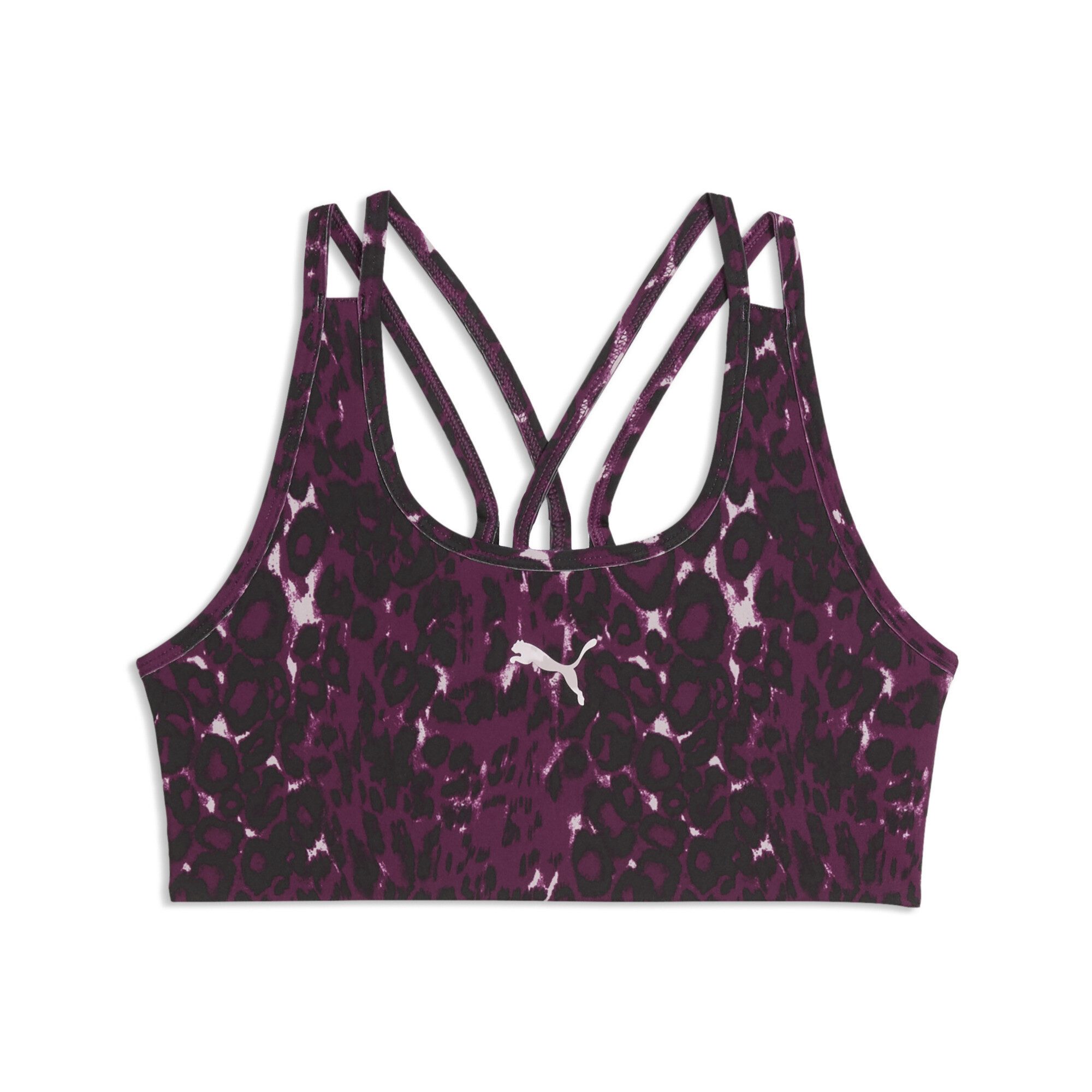 PUMA Sport-BH Train All Day Essentials Printed Crossover Sport-BH Mädchen