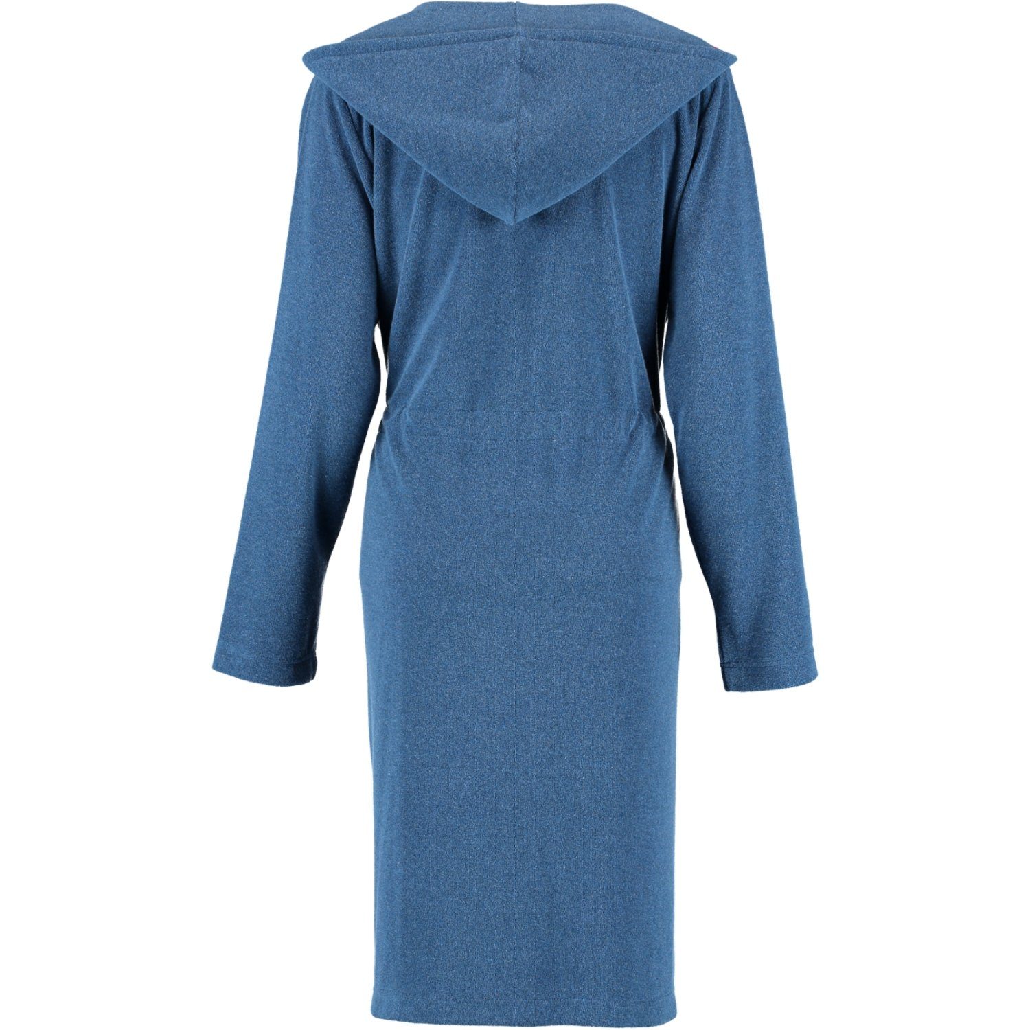 Cawö Home Active Damen Kurzmantel Kapuze TG RV 821 - Farbe: blau-melange/be günstig online kaufen