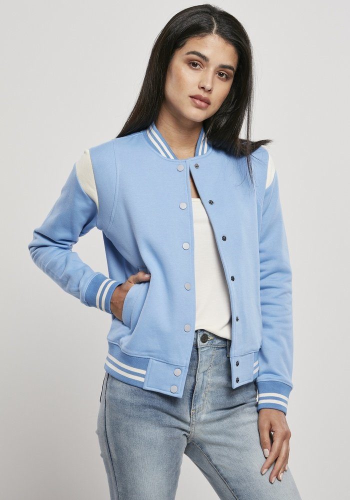 Outdoorjacke Ladies Inset College Sweat Jacket Collegejacke Damen