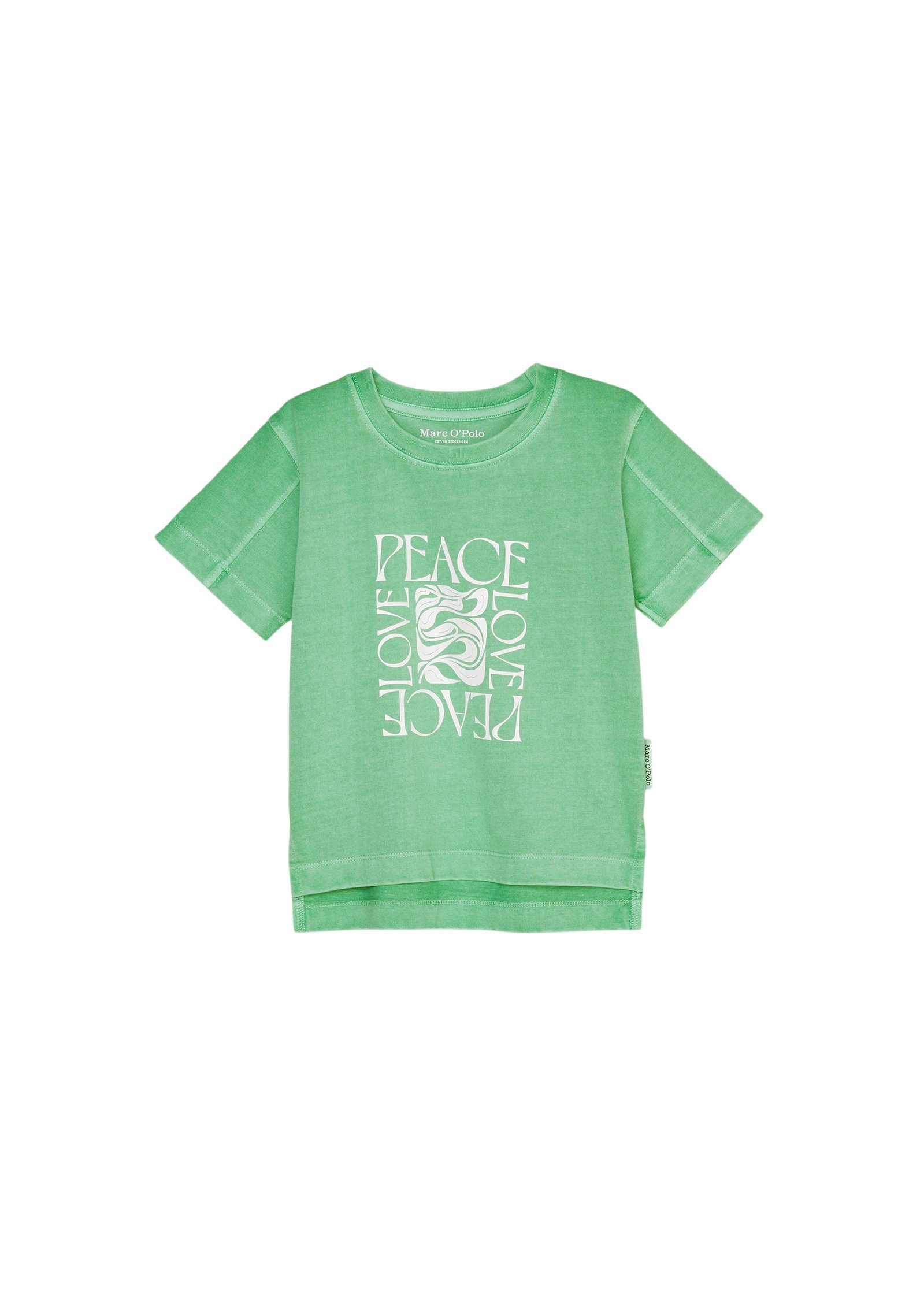 O'Polo T-Shirt grün Bio-Baumwolle reiner Marc aus