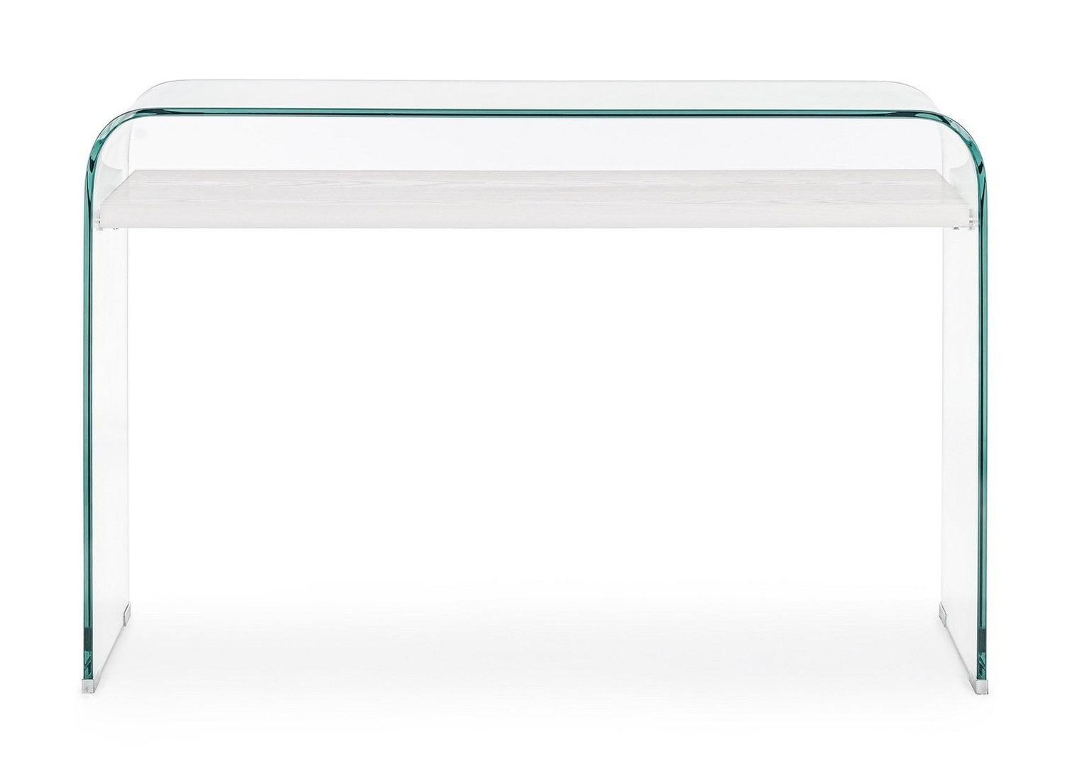 Natur24 Beistelltisch Line Konsolentisch 110 x 35 x 75 cm Glas Transparent