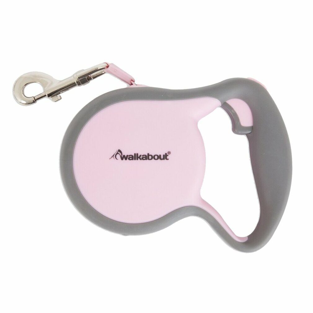 petmate Hundeleine Walkabout 3 Tape XS Rosa, (Packung)