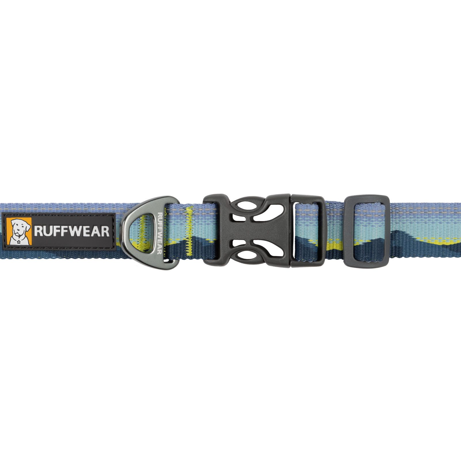 Ruffwear Hunde-Halsband CRAG™ COLLAR 25802-980, Webgurt: 100% polyester Tubelok V-Ring: eloxiertes 6061-T6 Aluminium Klickverschluss: seitlicher ITW Nexus Airloc, Verstellbar, Klickverschluss, Reflektoren