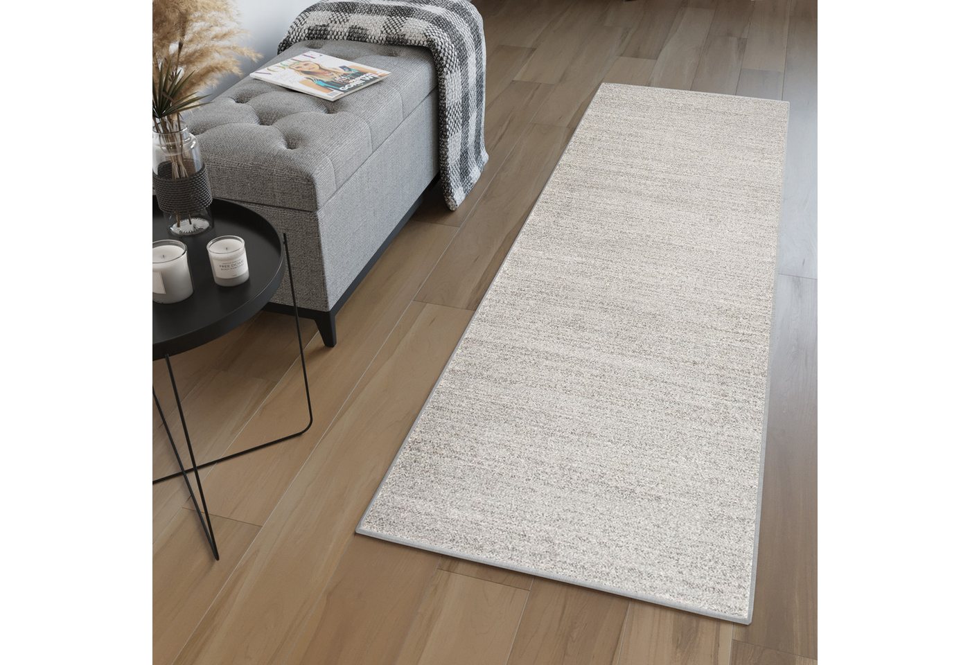 Tapiso Läufer SARI, rechteckig, Höhe: 10 mm, Kurzflor Flurläufer, pflegeleicht, Wohnzimmer Schlafzimmer Flur Küche