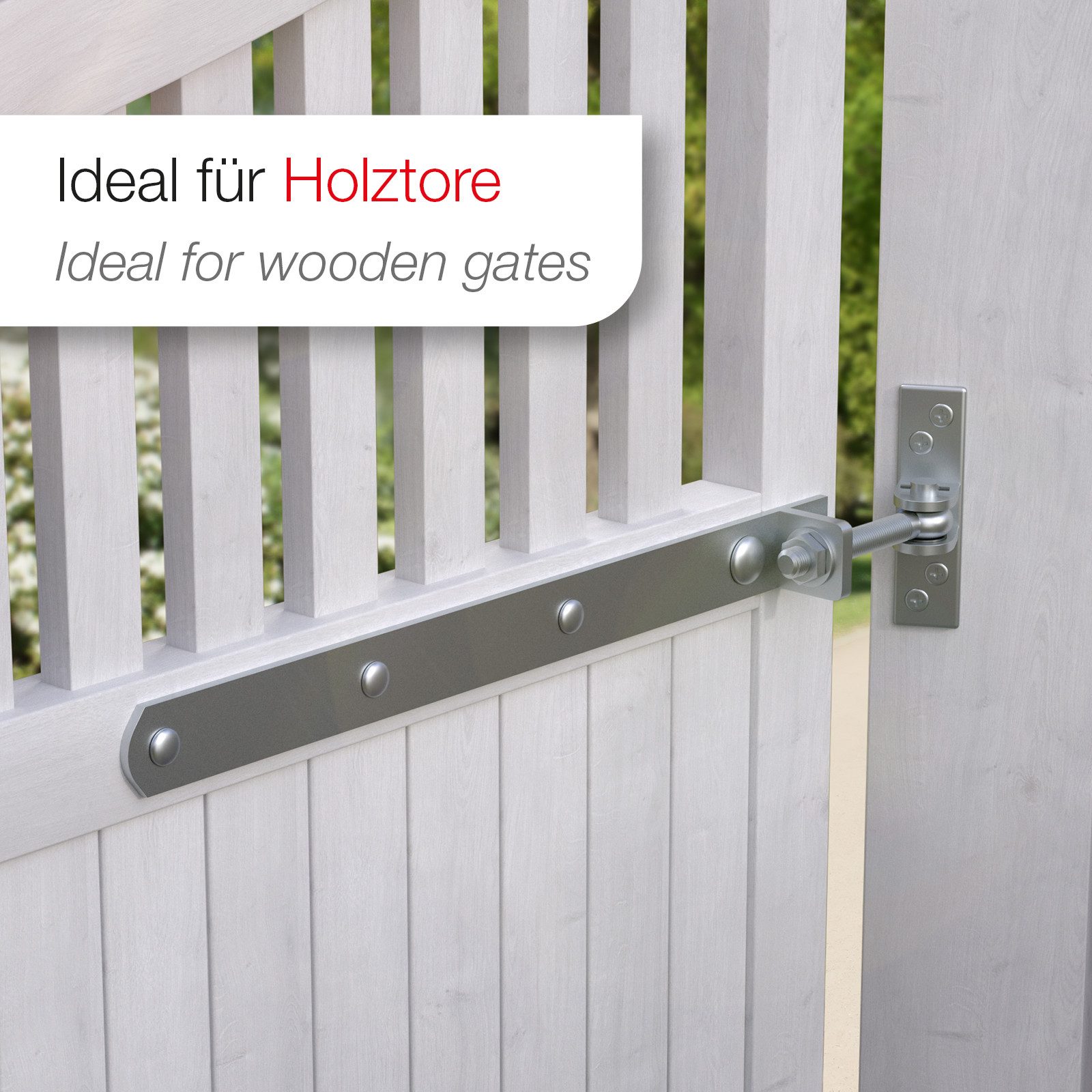 SO-TECH® Torbeschlag Gartentorscharnier verstellbar Stahl verzinkt günstig online kaufen