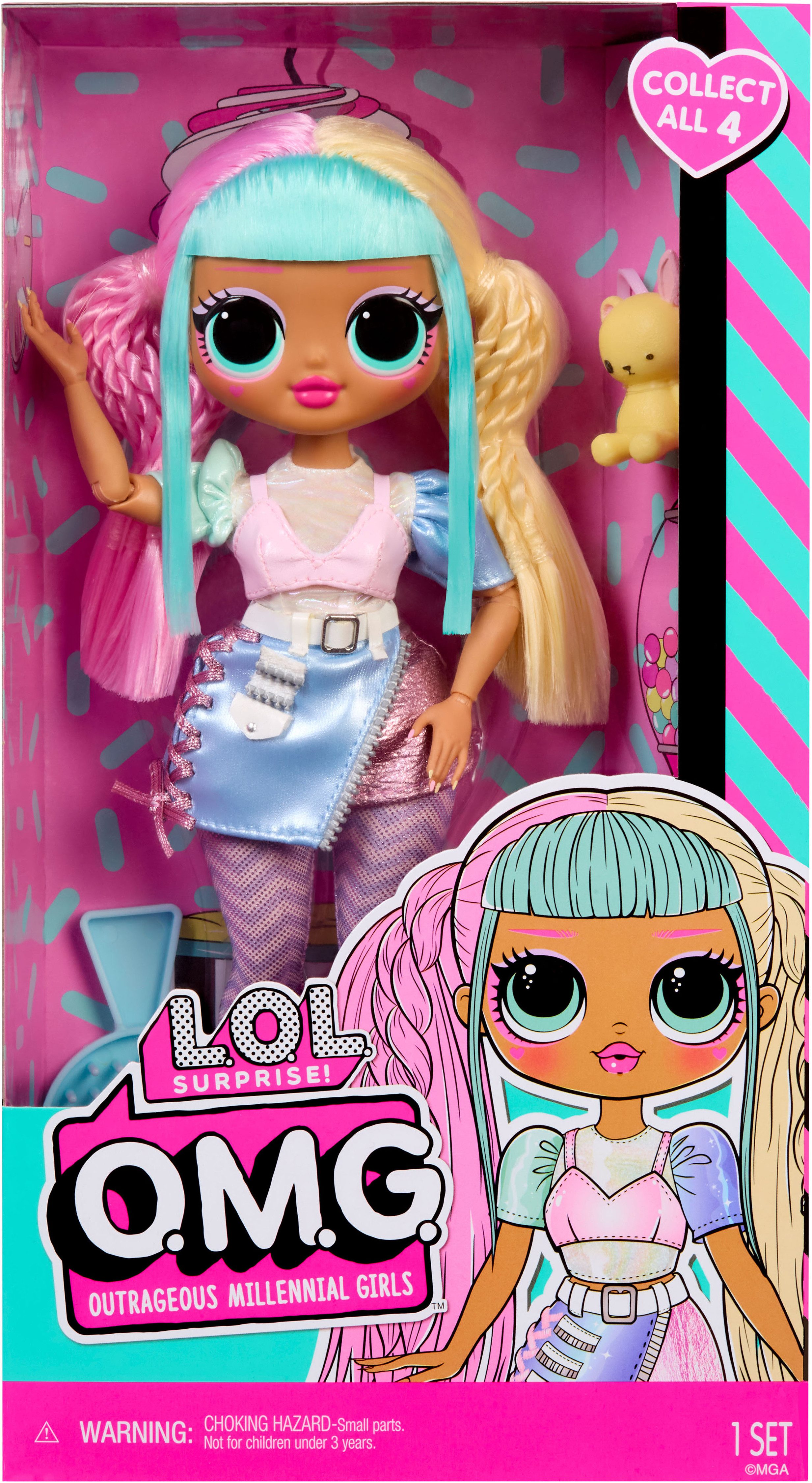 L.O.L. SURPRISE! Anziehpuppe L.O.L. Surprise OMG Entry Doll - Candylicious