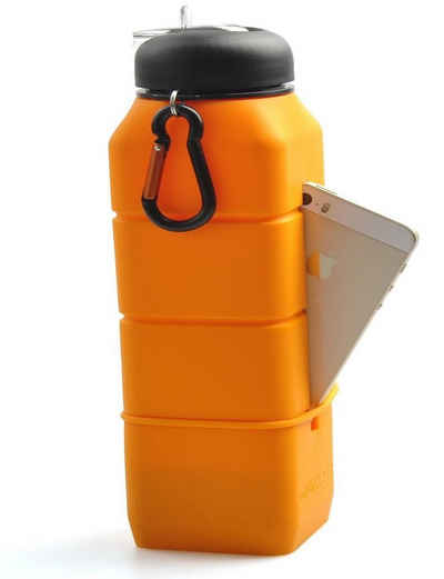Trinkflasche Silikon Sound Bottle, orange, 1580