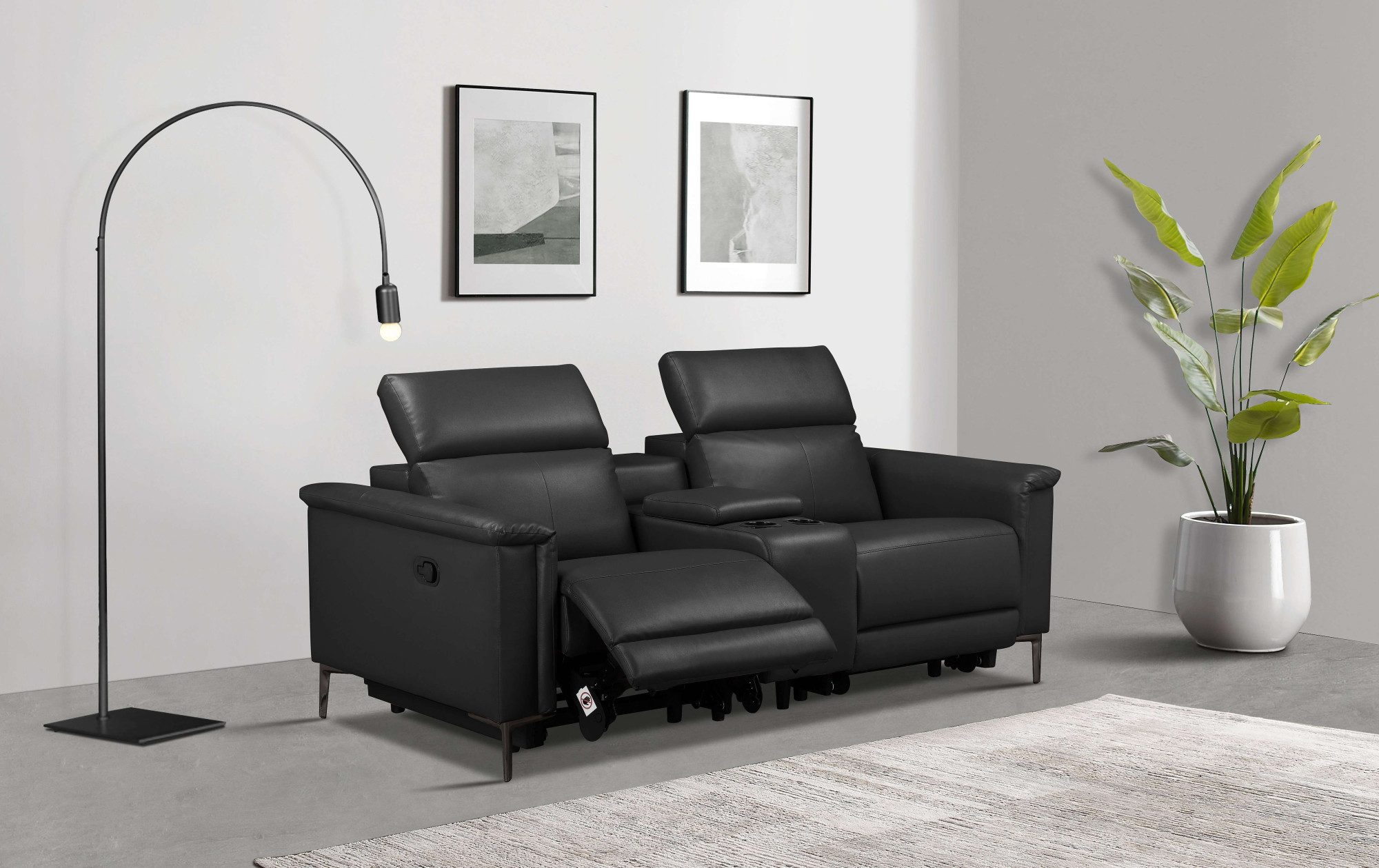 Home affaire 2-Sitzer Lund, 2er-Kinosofa, TV-Sessel, günstig online kaufen