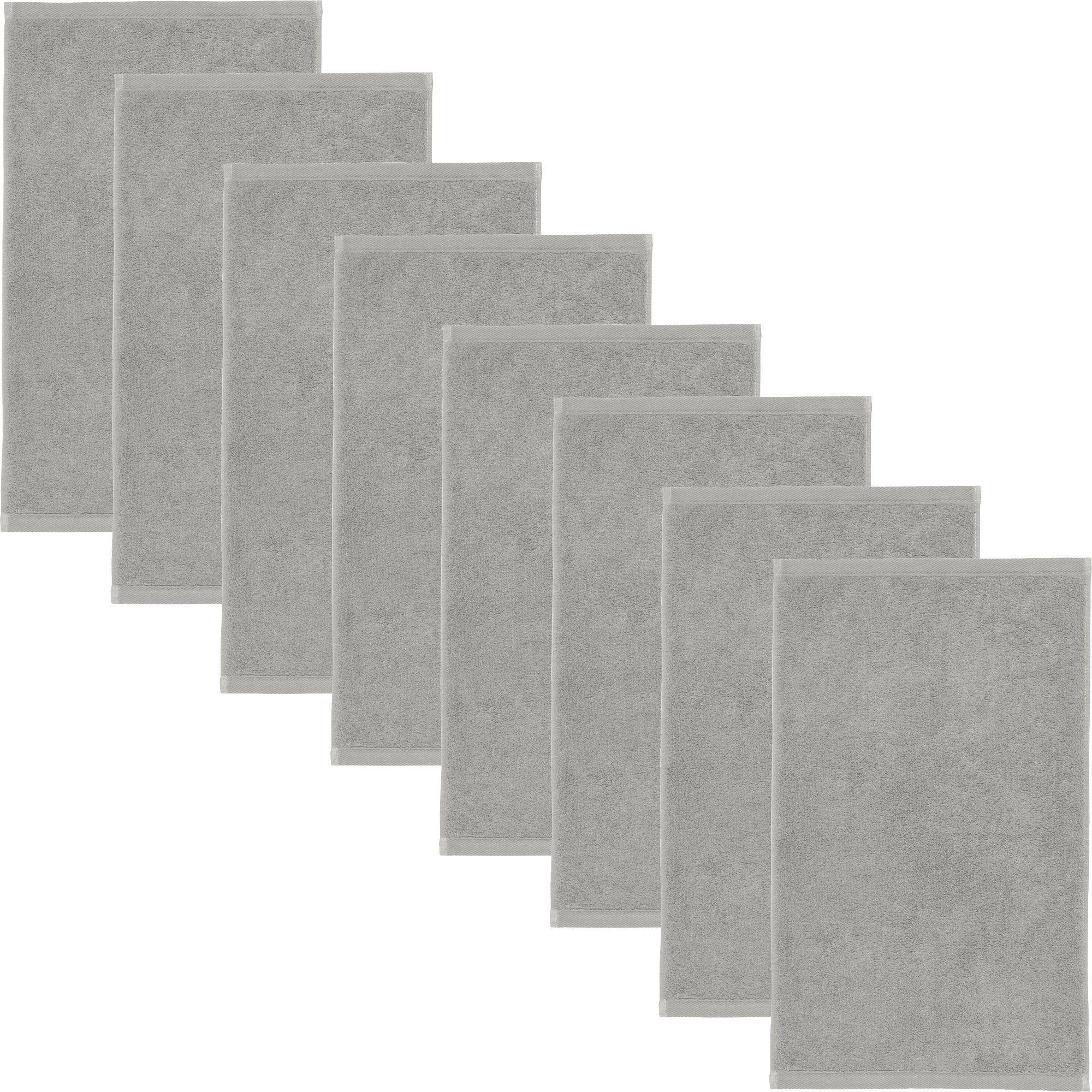 Gästehandtuch Gästetuch "Heidenheim" 8er-Pack