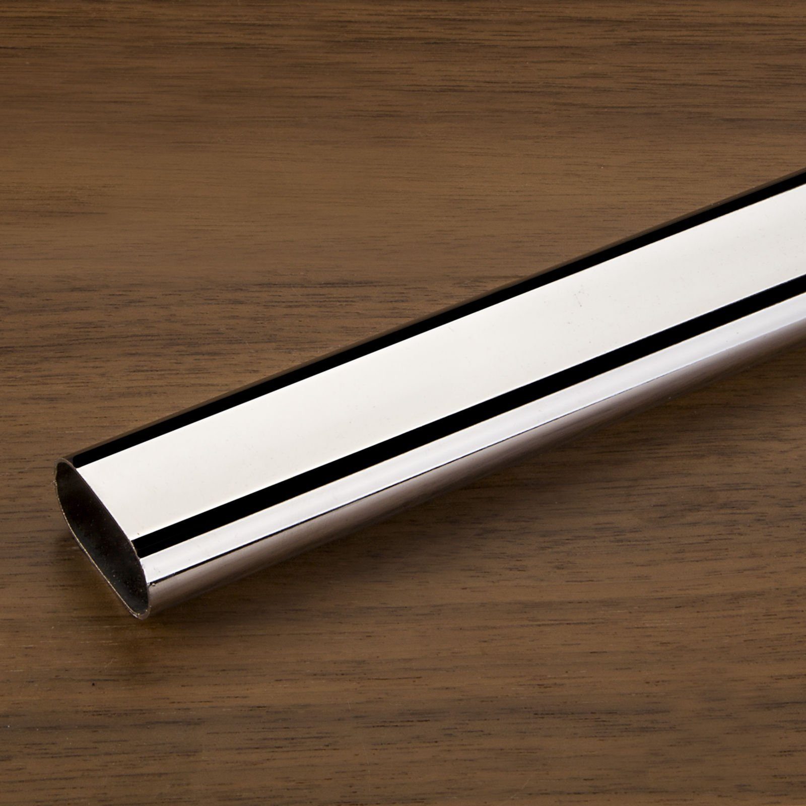 SO-TECH® Garderobenstange Schrankstange oval 1500 mm und Schrankstangenlage günstig online kaufen