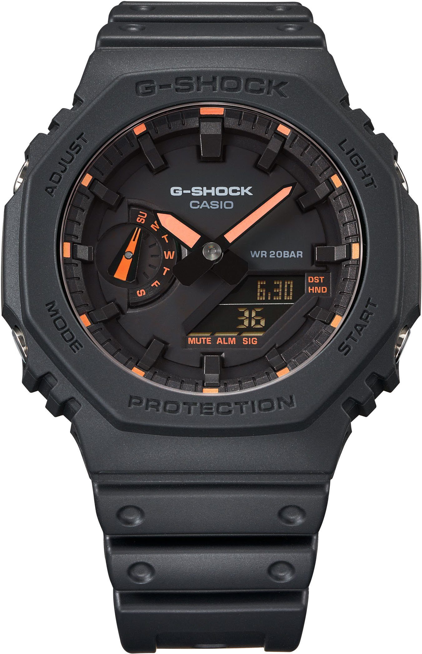 CASIO G-SHOCK Chronograph GA-2100-1A4ER, Quarzuhr,Armbanduhr,Herrenuhr,digi günstig online kaufen