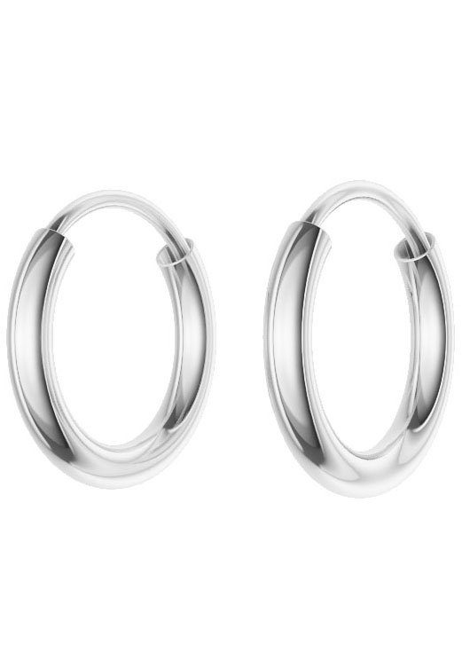 Firetti Paar Creolen Schmuck Geschenk Silber 925 2,0 mm breit, Made in Germany