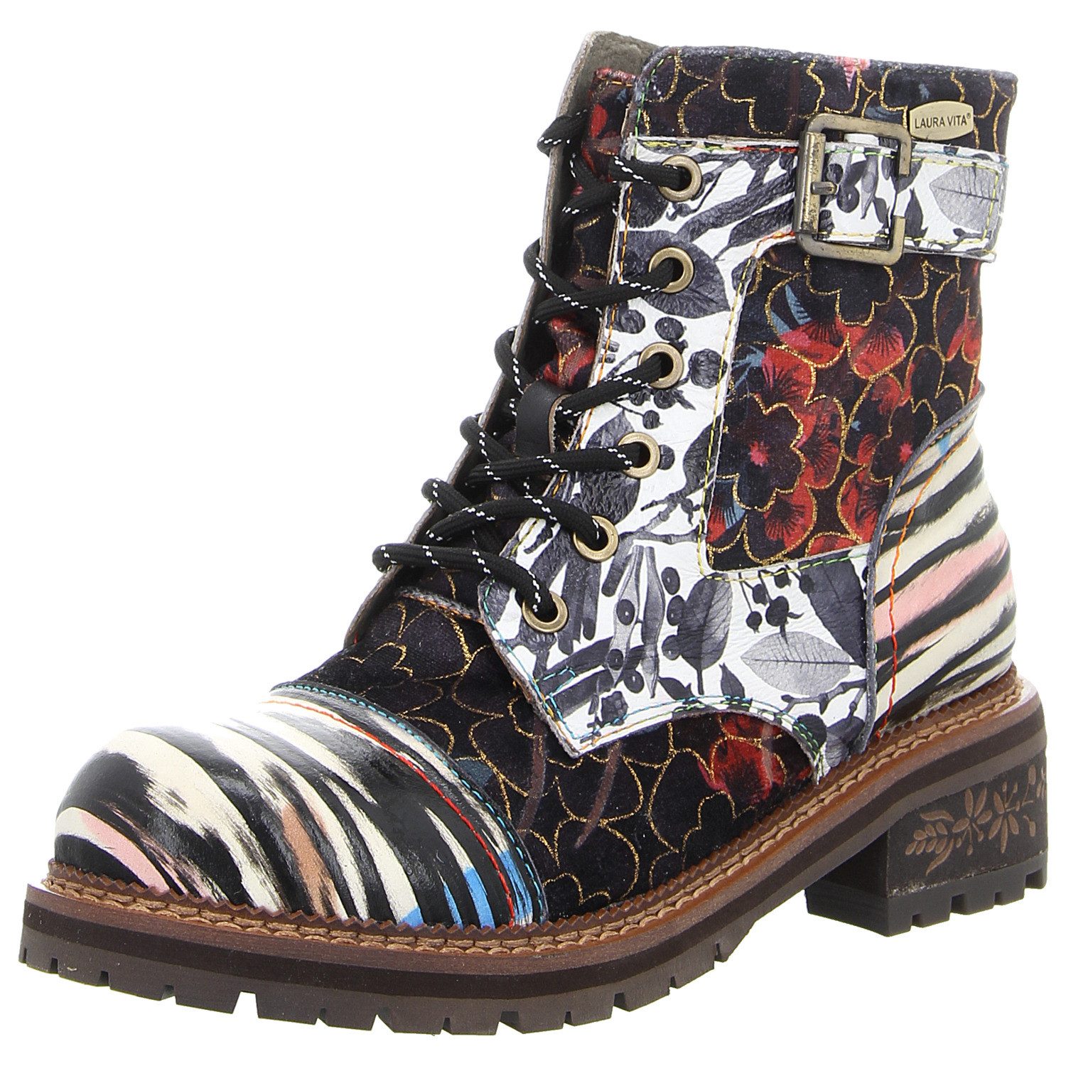 LAURA VITA Kleo 15 noir Schnürstiefelette