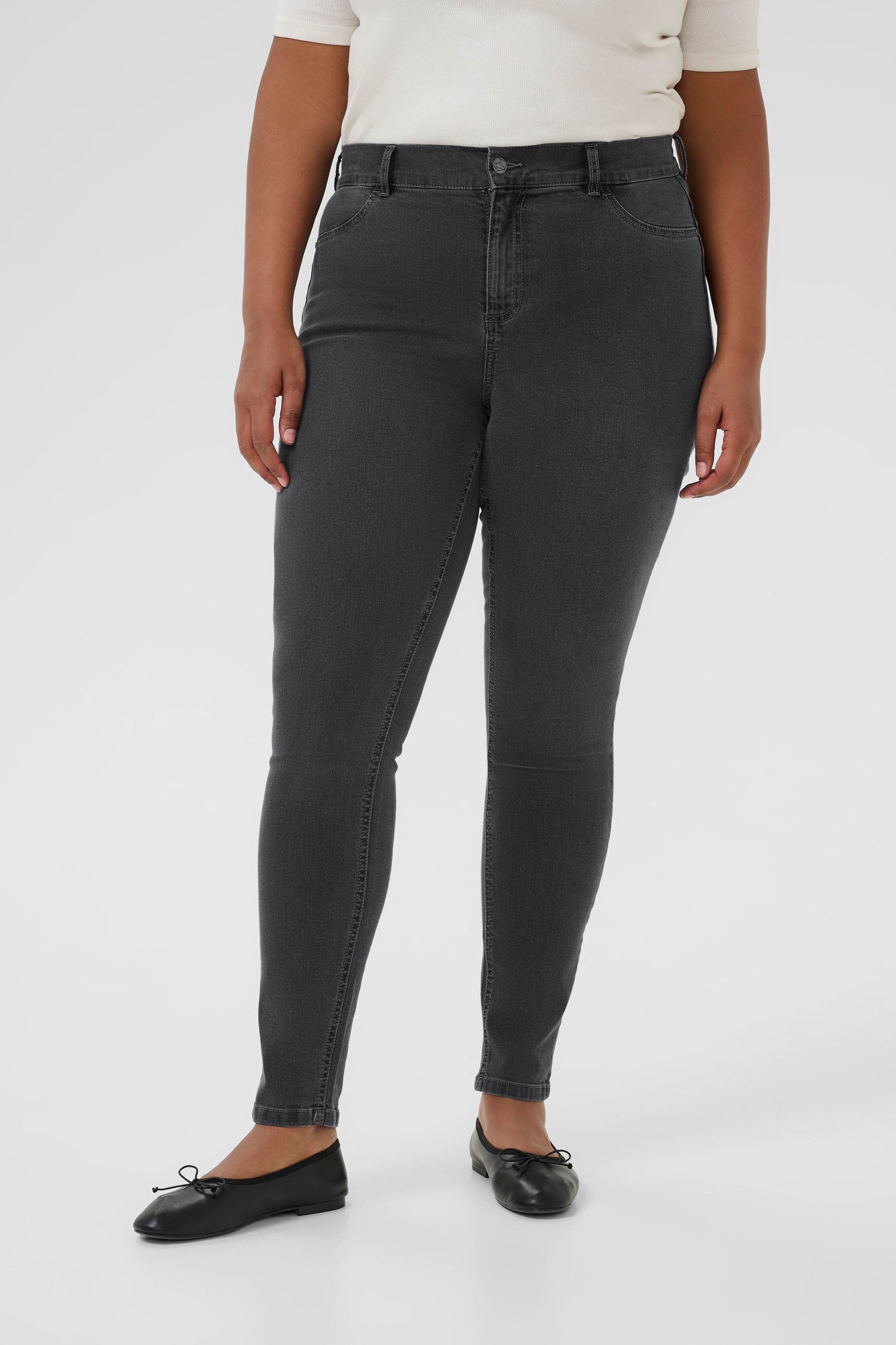 KAFFE Curve Regular-fit-Jeans Jeans KClaurina Große Größen