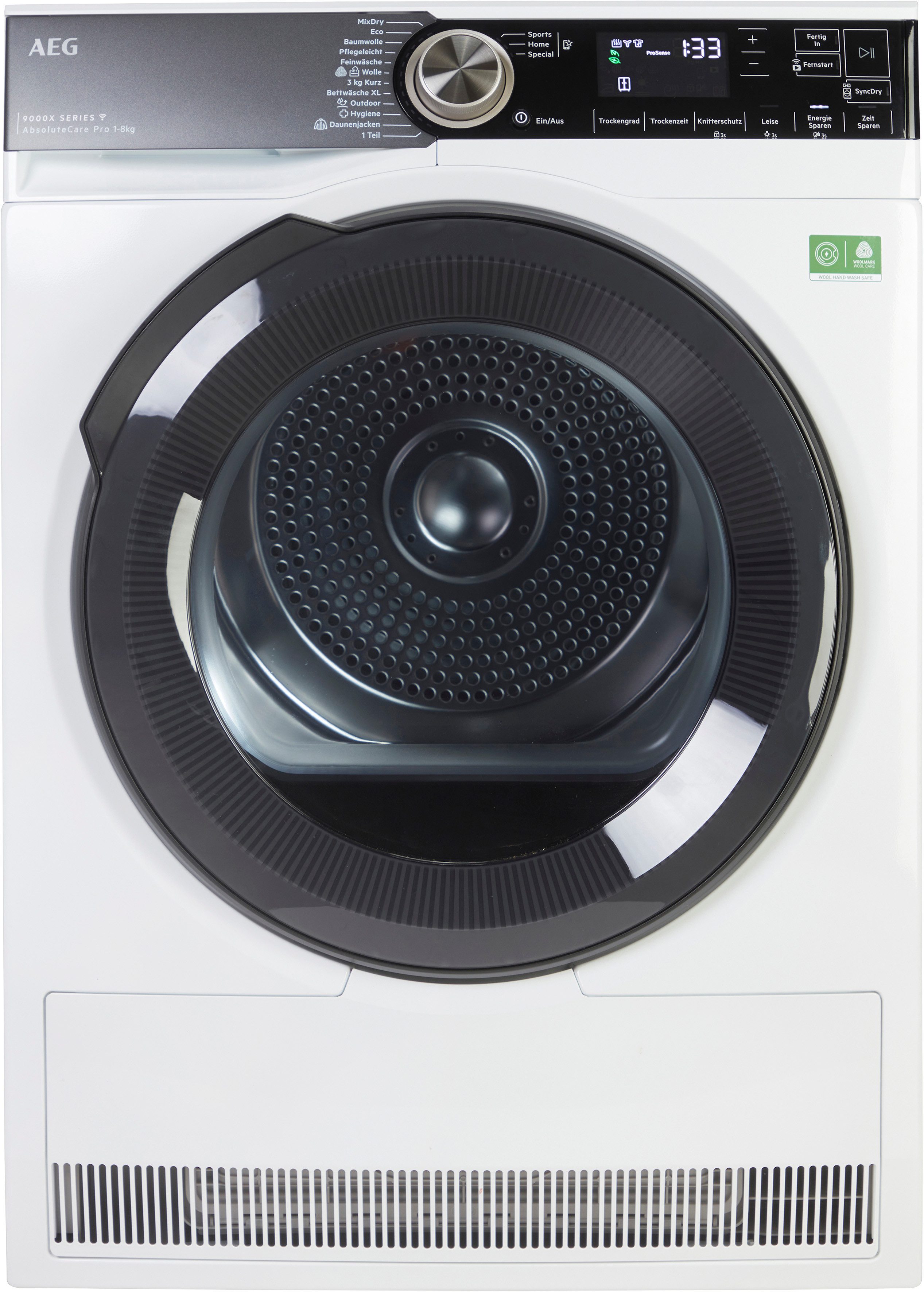 AEG Wärmepumpentrockner 9000 AbsoluteCare® Plus TR9XW80880, Dreifach A-Klasse -leise, effizient & trocken ohne Raumfeuchtigkeit – Bild 2 von 5