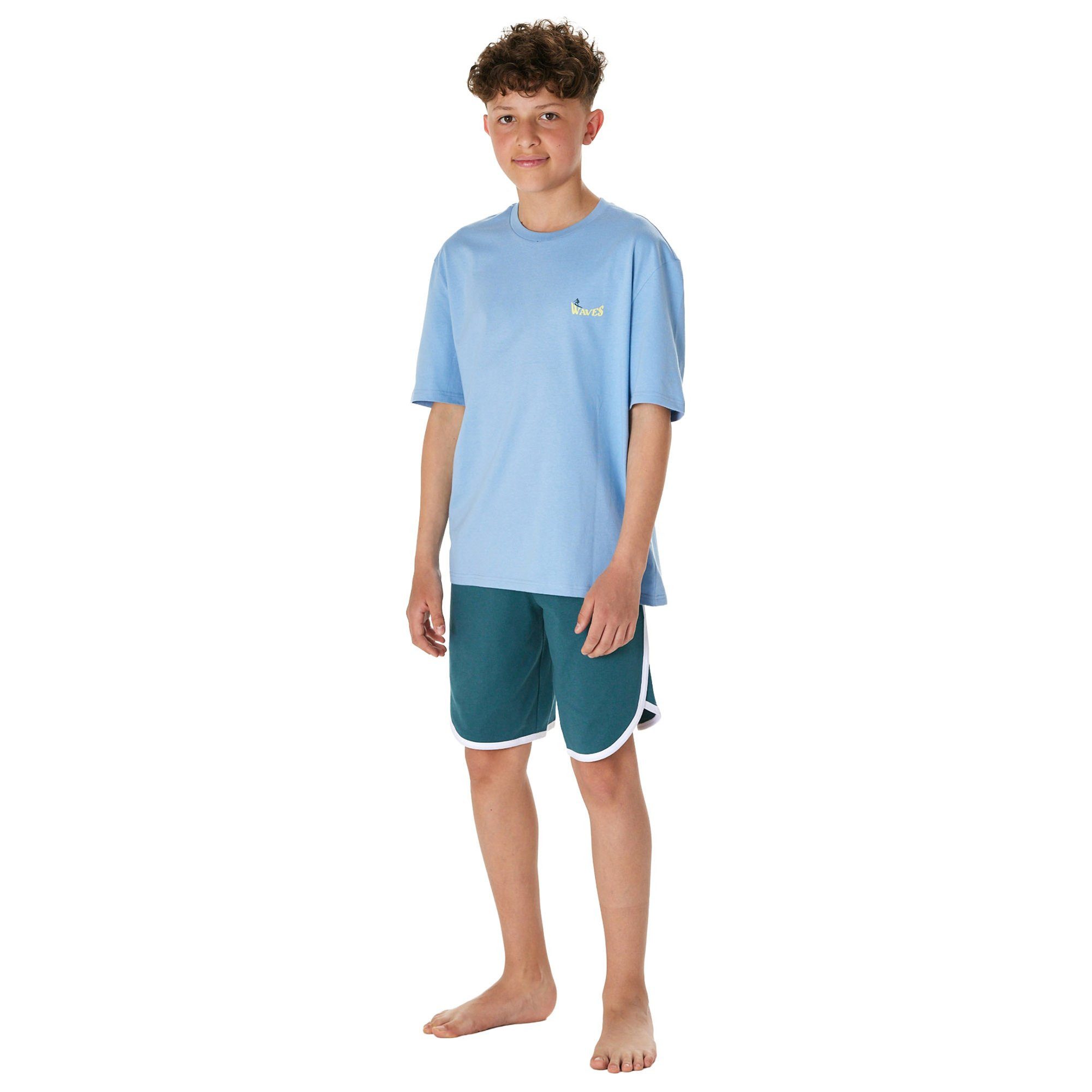 Schiesser Pyjama Jungen Pyjama Baumwolle (2 tlg)