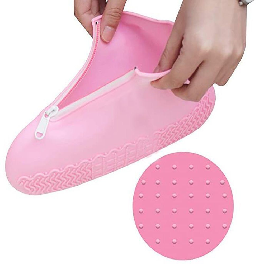 können werden Rosa Schuhüberzieher wiederverwendet Wasserdichte TUABUR Schuhüberzüge