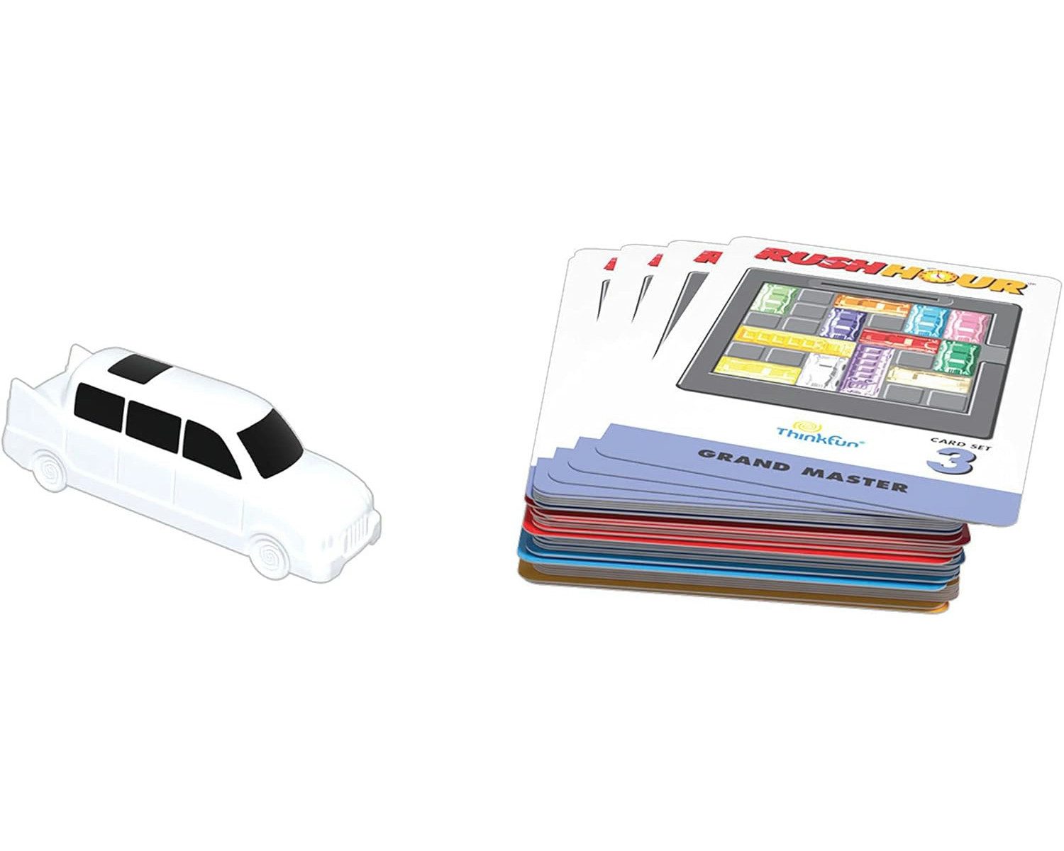 Thinkfun® Spiel Spiele-Erweiterungen - Rush Hour 3 & 4, Brettspiel, mit 80 brandneuen Aufgabenkarten