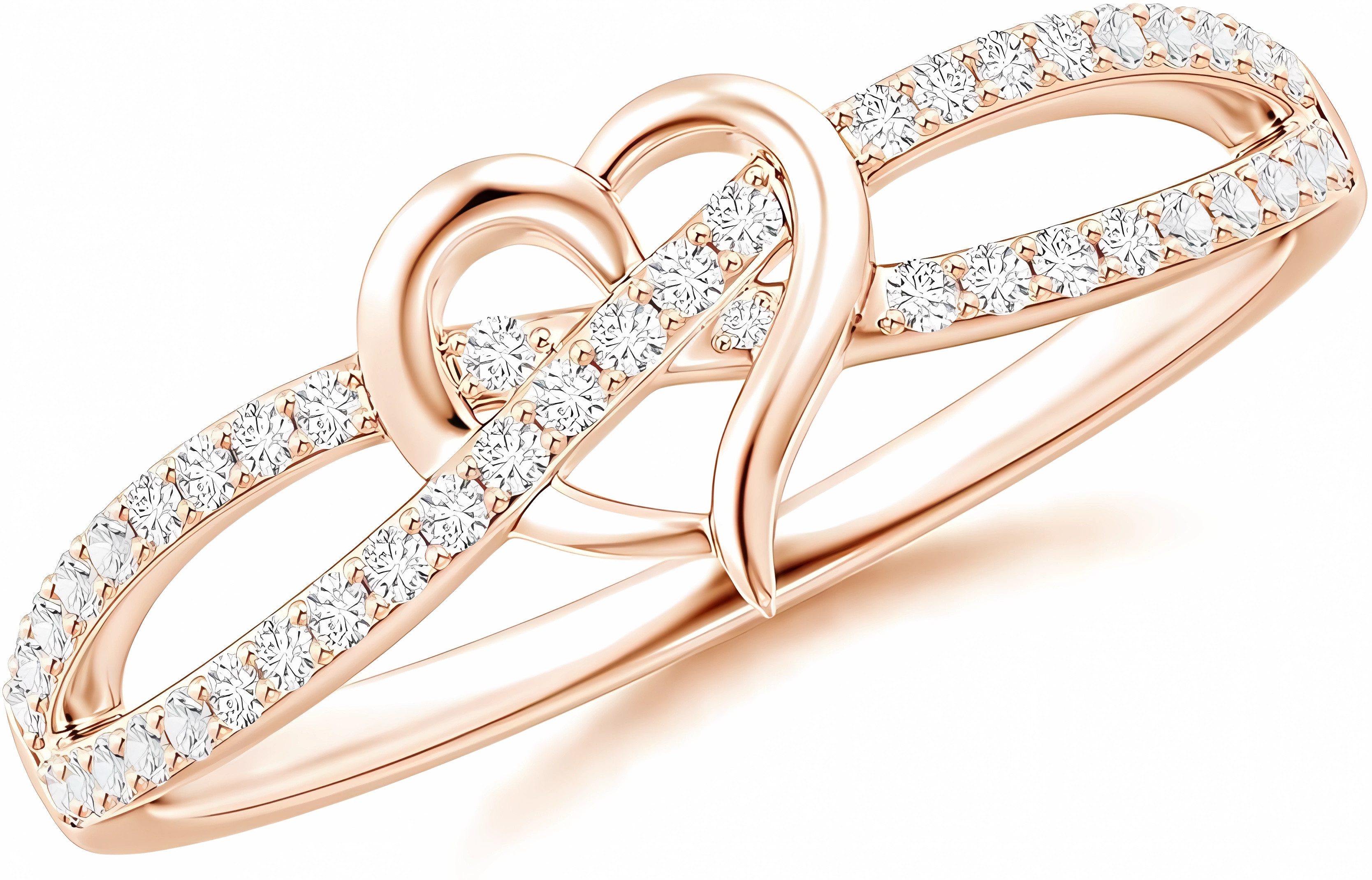 Jumpeak Diamantring Eheringe Gold 585,Diamant Ring,Goldener Ring Damen,Labo günstig online kaufen