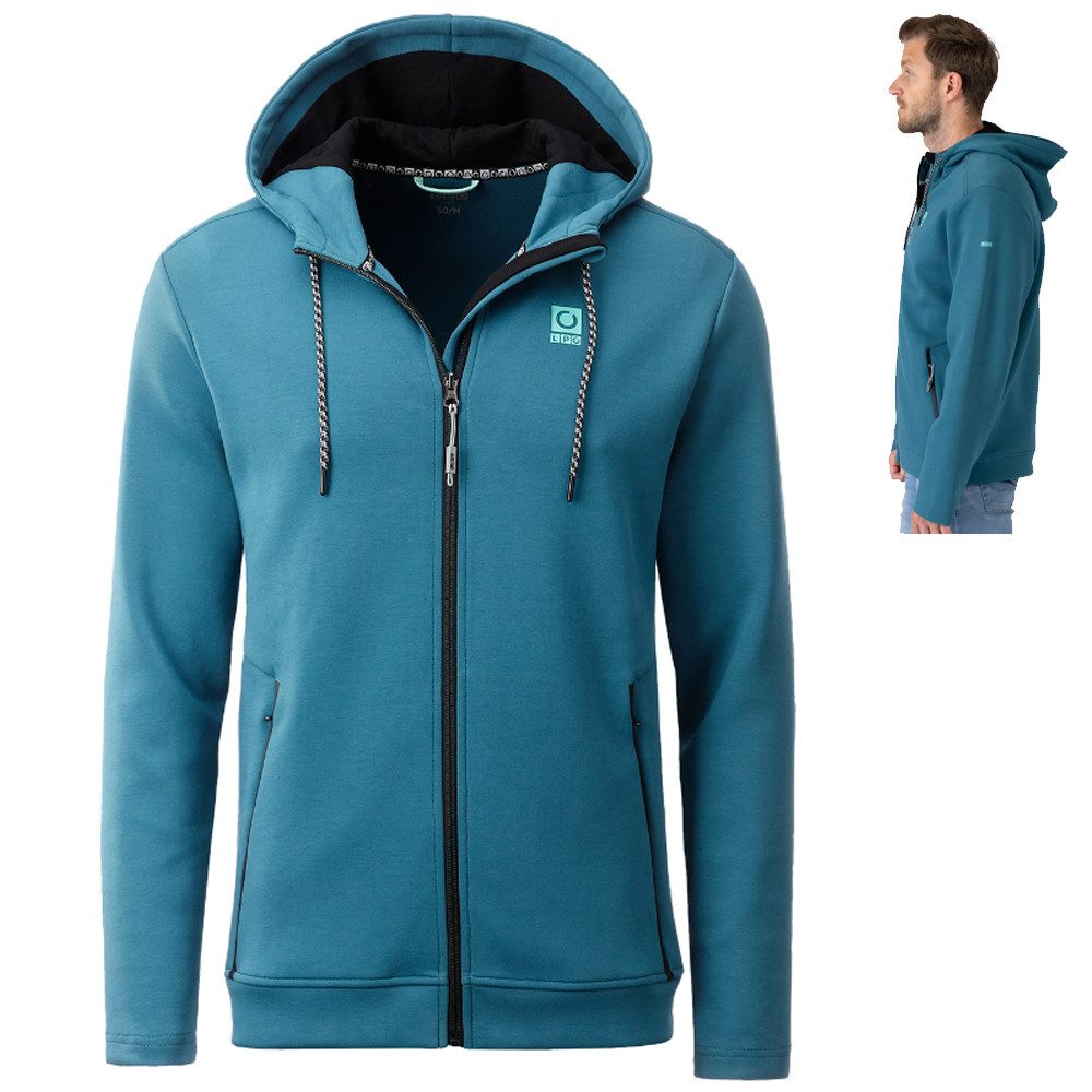 Trekkingjacke LPO - Fitness - Sport - Stretch Kapuzenjacke aus Dibond Gewebe Rodney