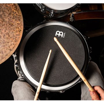 Meinl Percussion Schlagzeug MMP12BK Practice Pad 12 Zoll mit Drumsticks