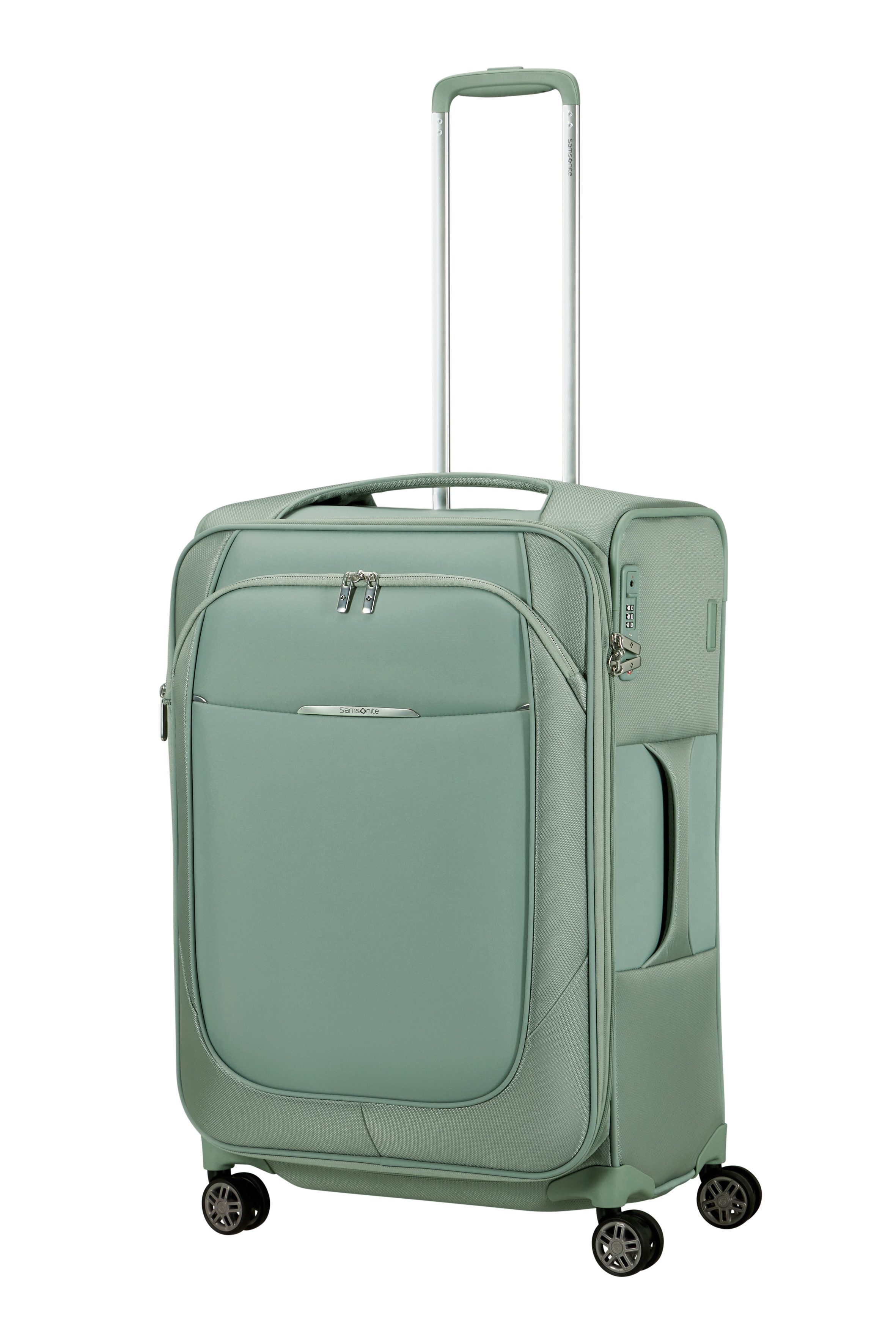 Samsonite Weichgepäck-Trolley RE-LITE, verschiedene Größen und Farben, 4 Rollen, mit arretierbarem und versenkbarem Druckknopf-Trolleysystem