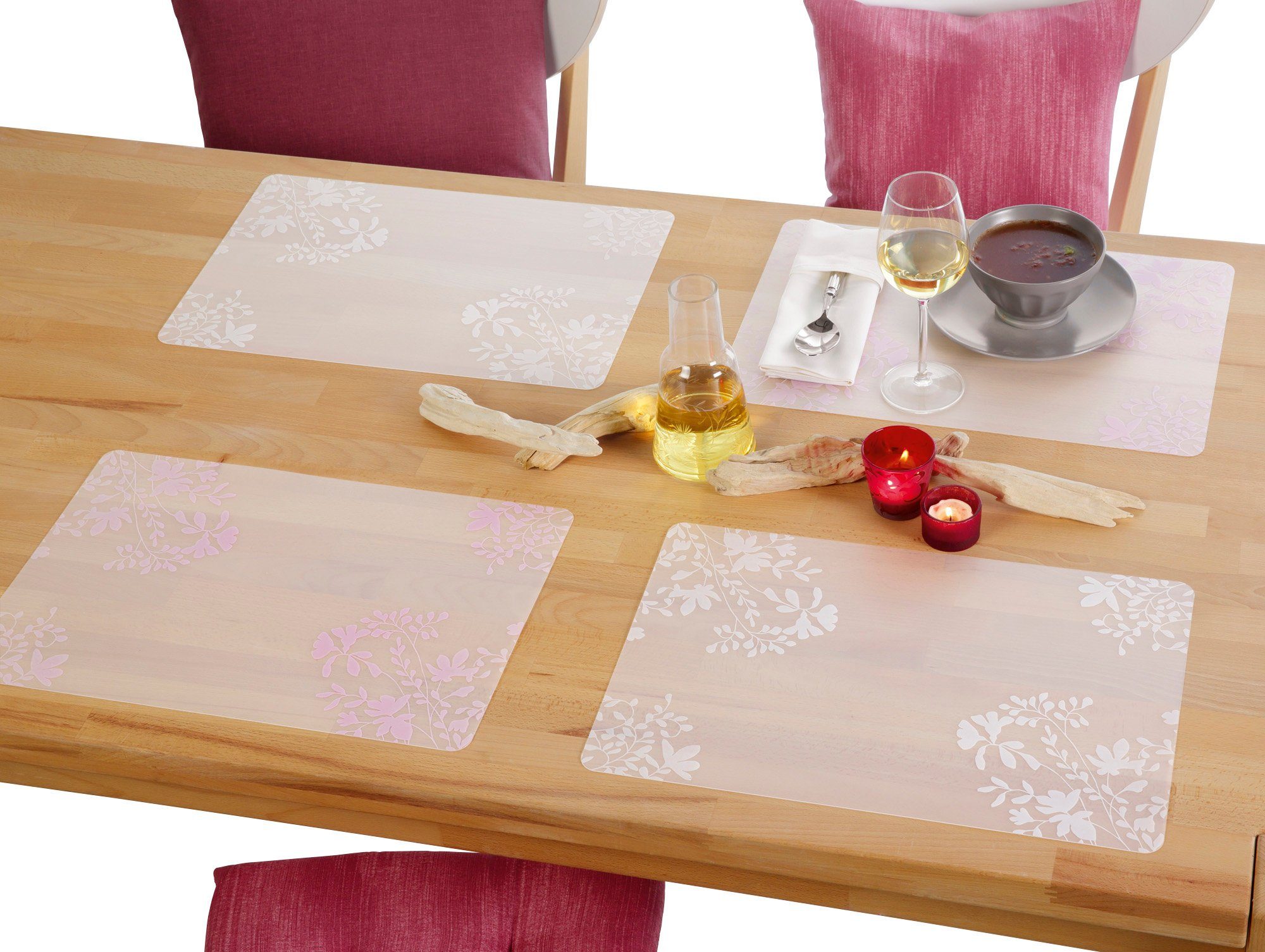 Peyer Syntex Platzset Tischset 4er-Pack, abwaschbar Uni günstig online kaufen