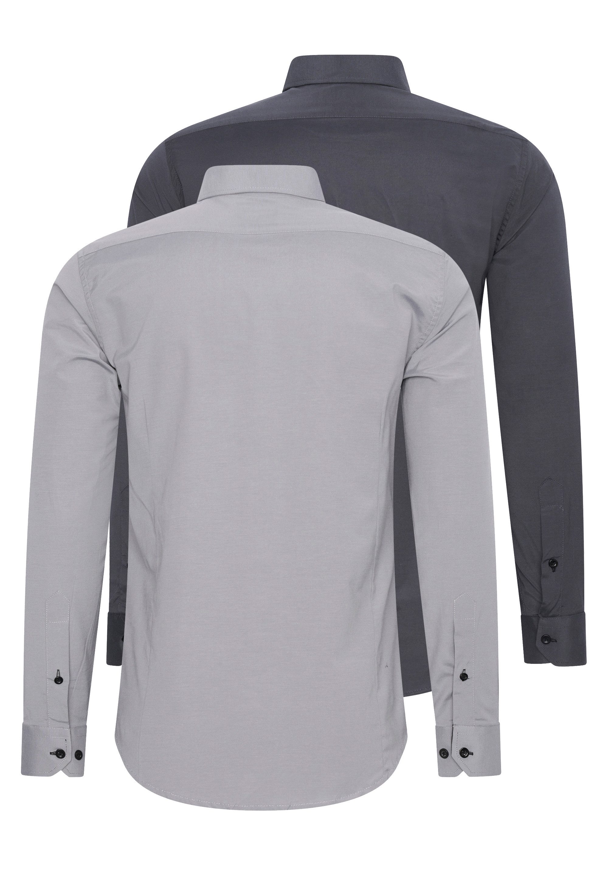 Rusty Neal Langarmhemd im Slim-Fit geschnitten – Bild 2 von 5