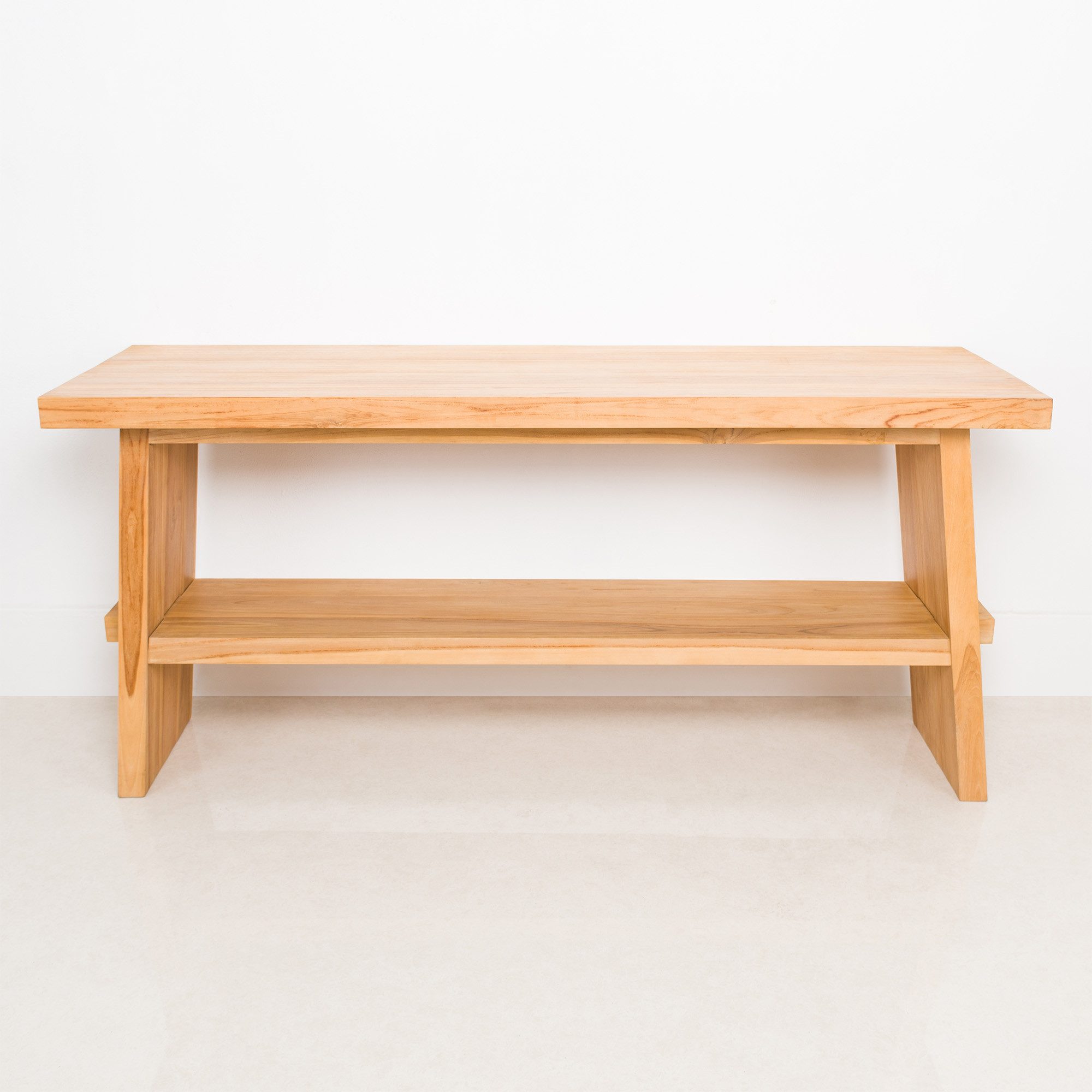 wohnfreuden Waschbeckenunterschrank Teakholz Waschtisch ZEN 160 cm