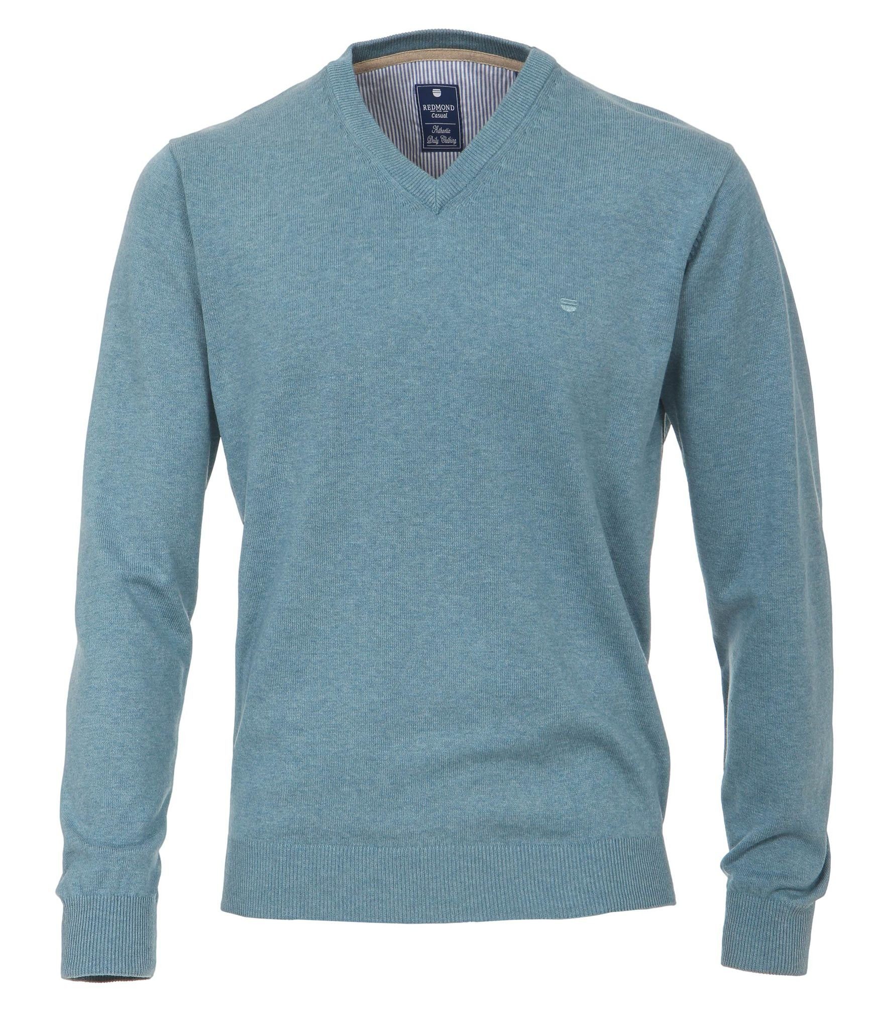 600 Redmond V-Ausschnitt-Pullover Blau(101)