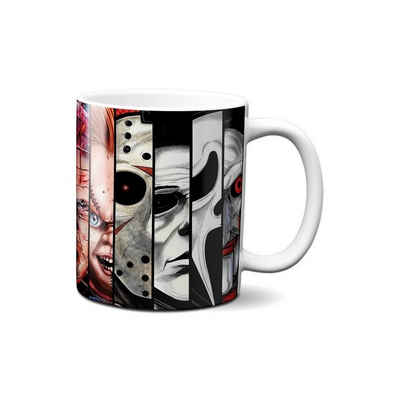 Hustling Sharks Tasse Hustling Sharks® Tasse mit Horrormotiv - Scary Ones - Geschenk, 330 ml