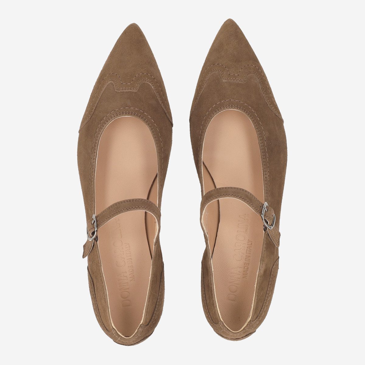 Donna Carolina Donna Carolina SOLEA ROYAL 57.220.441-002, Ballerina, Braun, Damen Ballerina