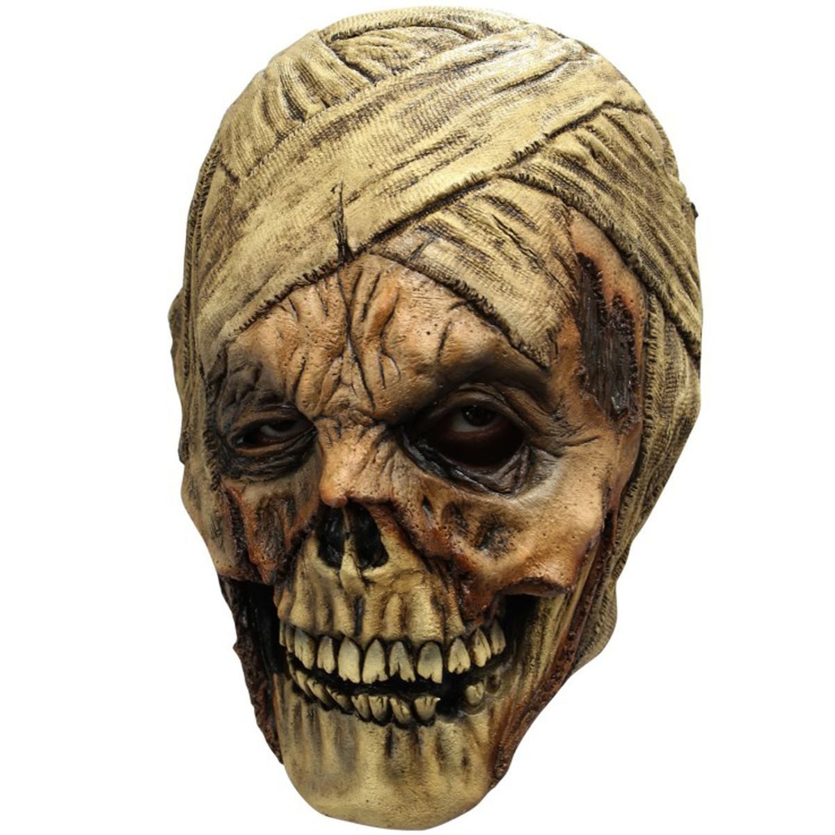 Verkleidungsmaske Mumien Maske für Erwachse aus Latex