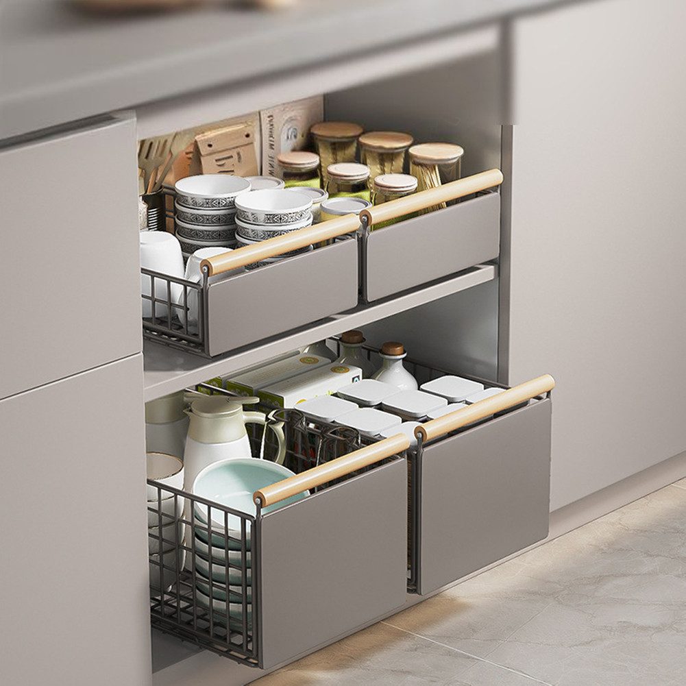 GarveeMore Küchenorganizer-Set Neu Spülbeckenregal aus Kohlenstoffstahl Aus günstig online kaufen