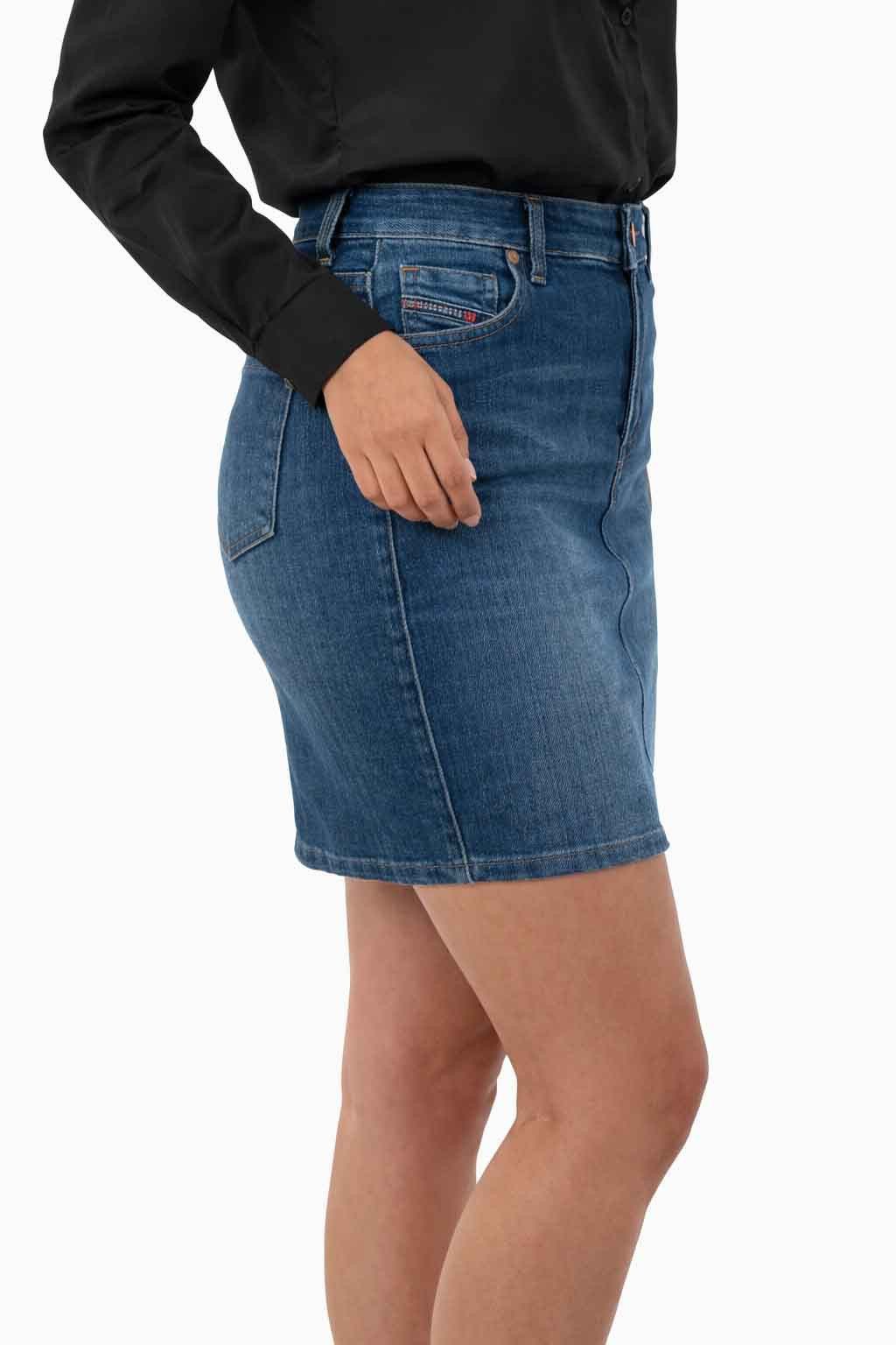 Diesel Jeansrock Diesel R-Modung R4KD8 Gonna Damen Denim Jeansrock