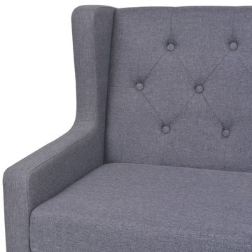 furnicato 3-Sitzer 3-Sitzer-Sofa Stoff Grau