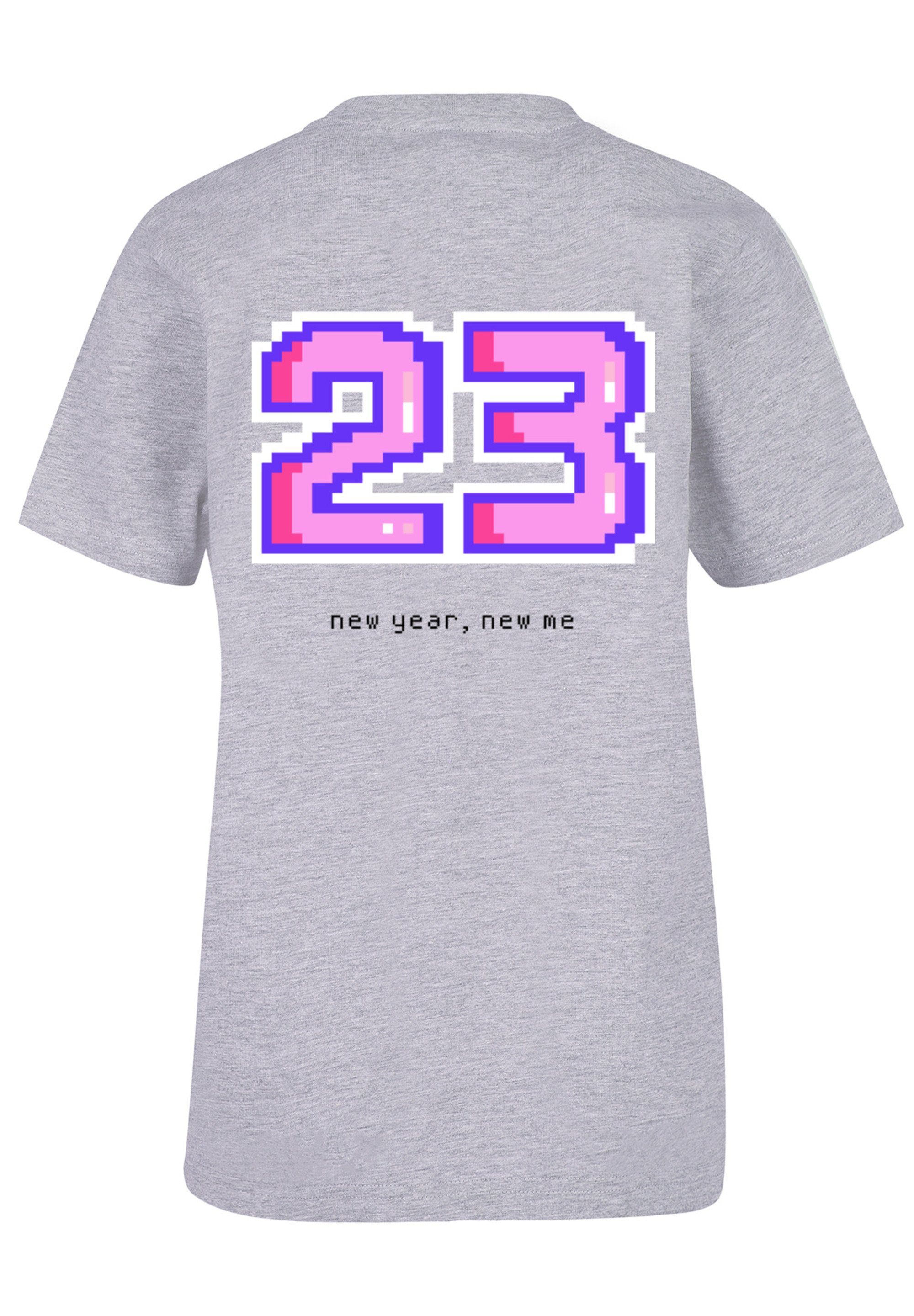 grey People T-Shirt Print heather Party F4NT4STIC SIlvester Only Happy
