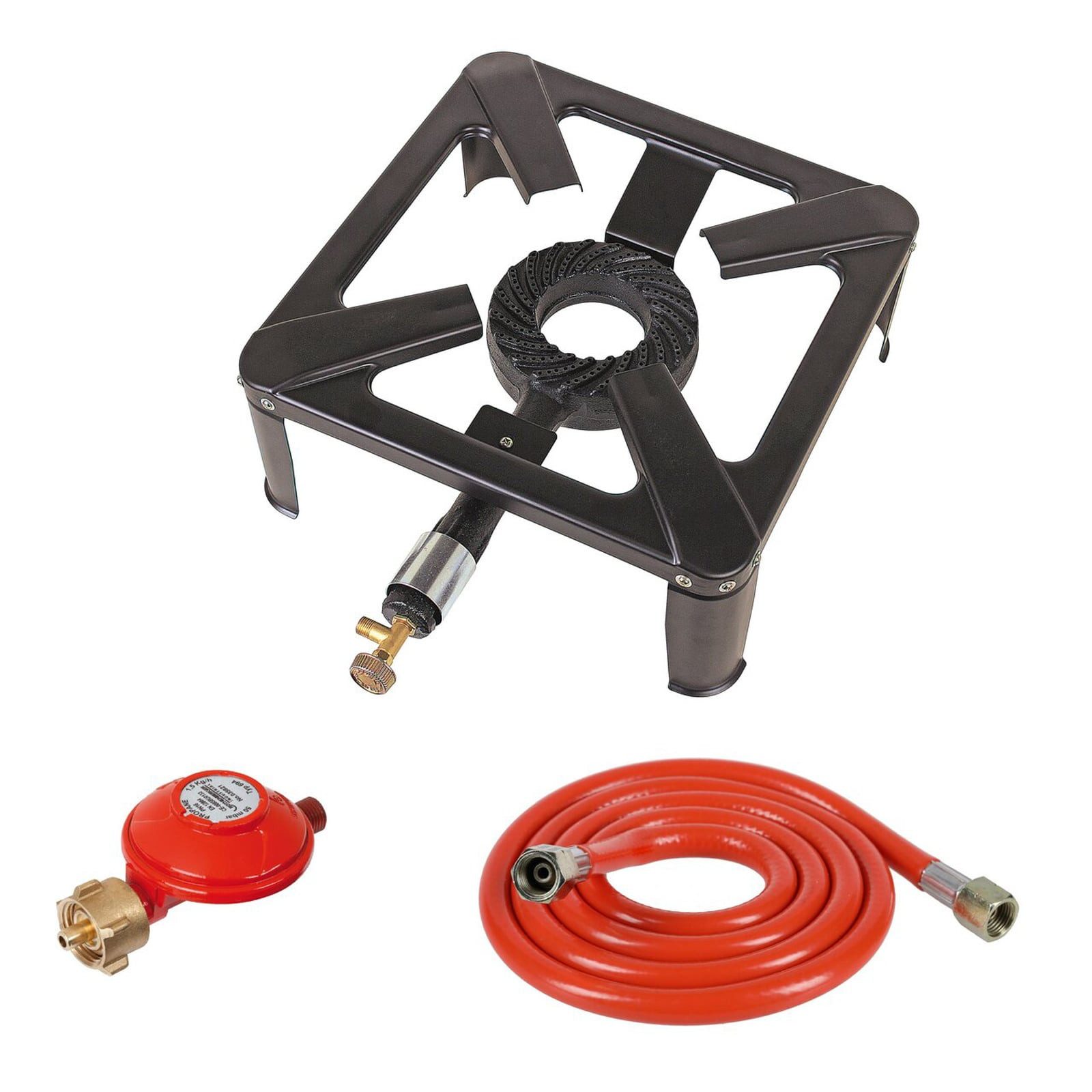 Rothenberger Industrial Camping-Gas ROTHENBERGER Industrial Hockerkocher inkl. Schlauch & Propan mit Gas O