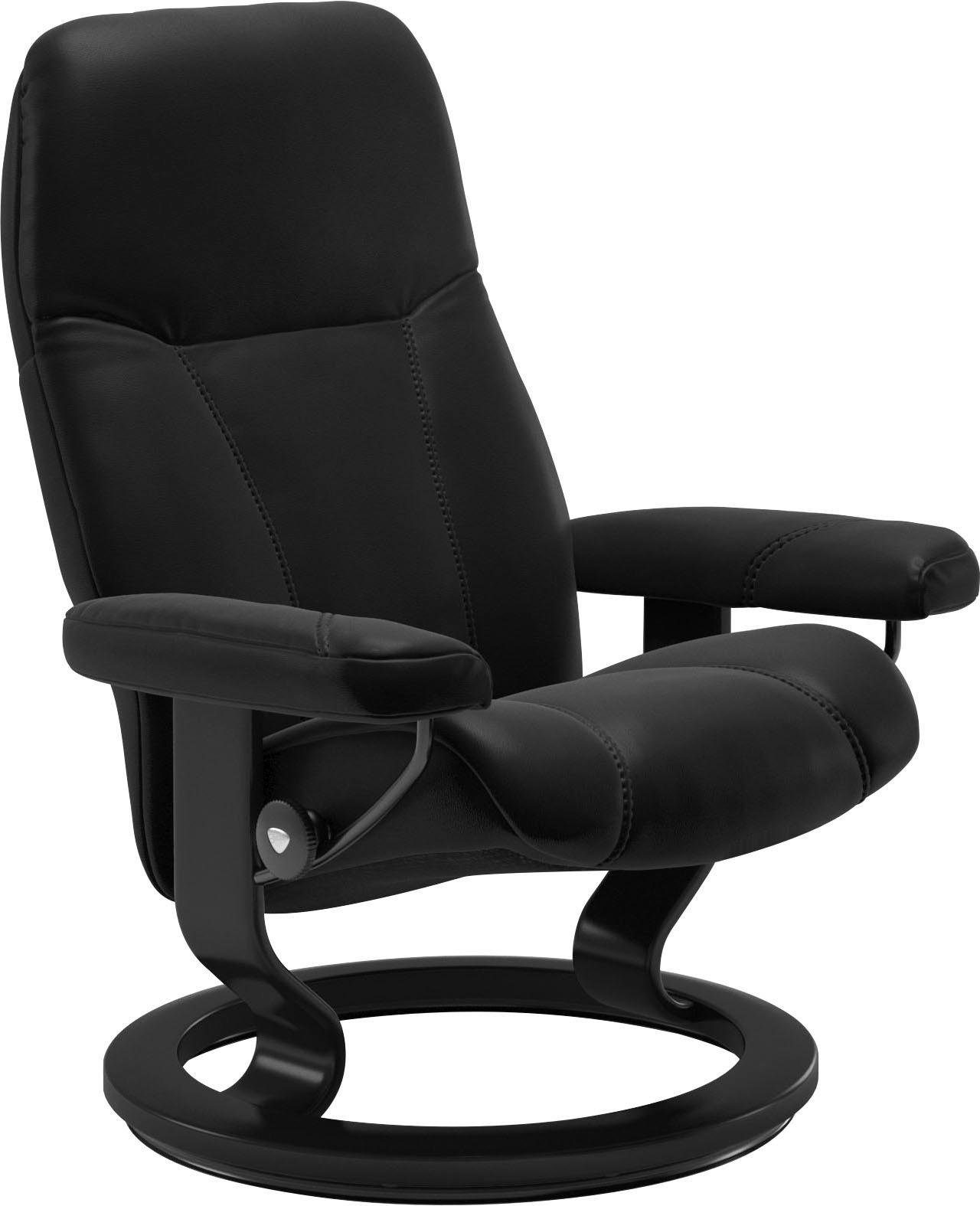 Größe Relaxsessel Consul, Classic Base, Schwarz mit Stressless® M, Gestell