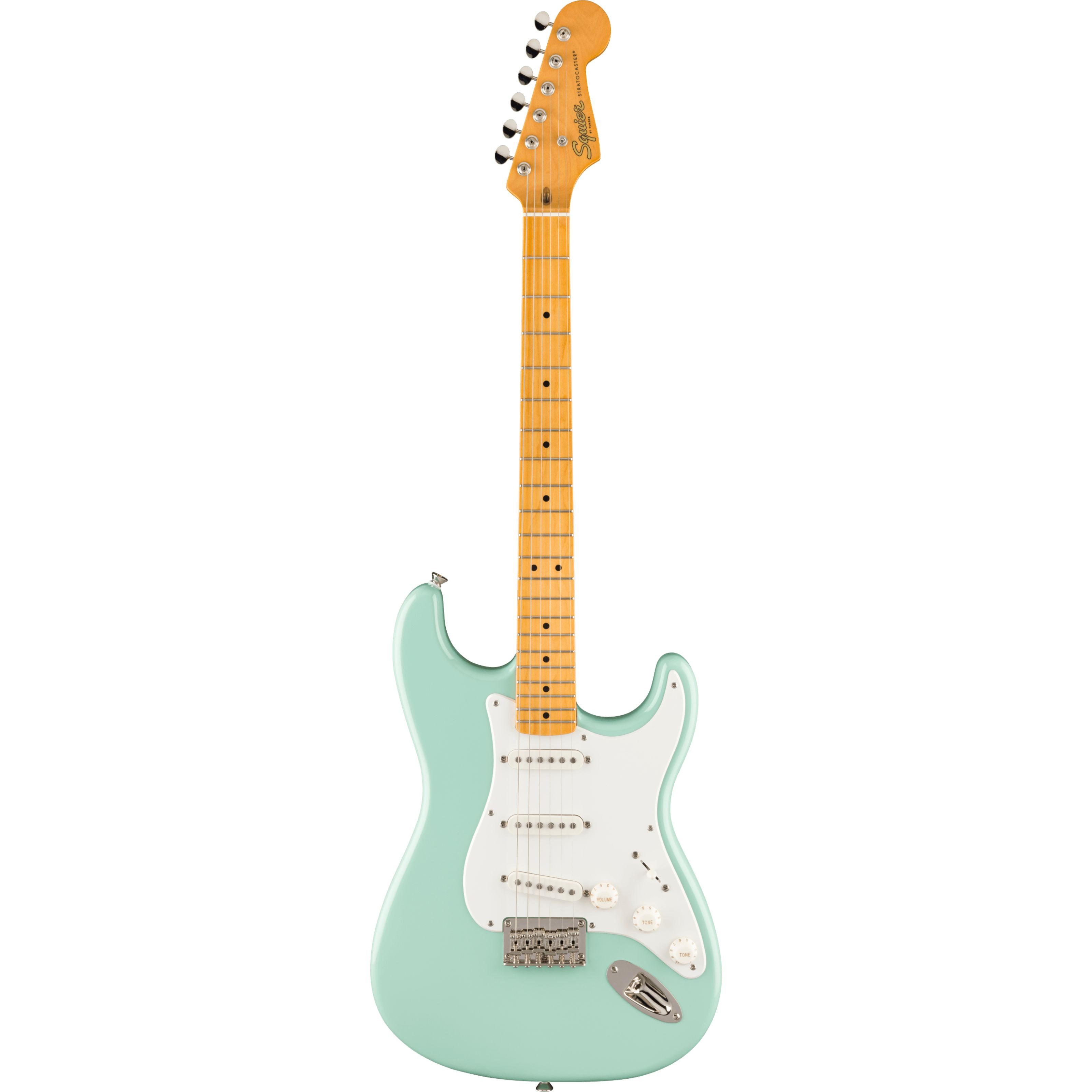 Squier E-Gitarre, E-Gitarren, ST-Modelle, Classic Vibe 50s Stratocaster HT MN Surf Green - E-Gitarre